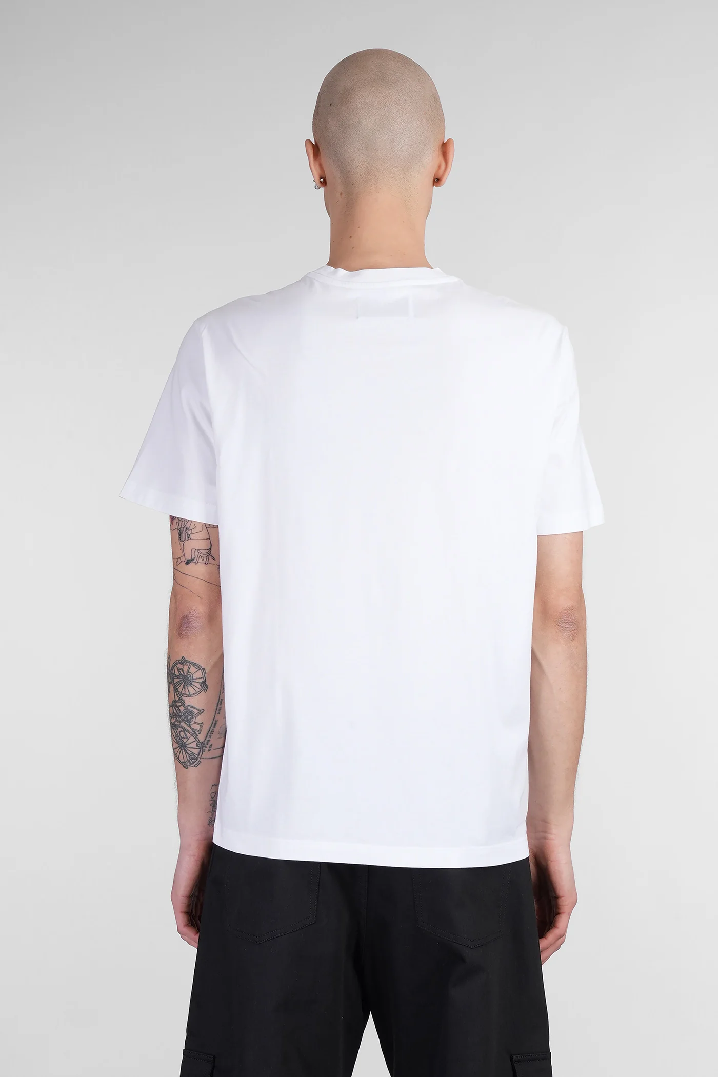 T-Shirt in white cotton - Image 3