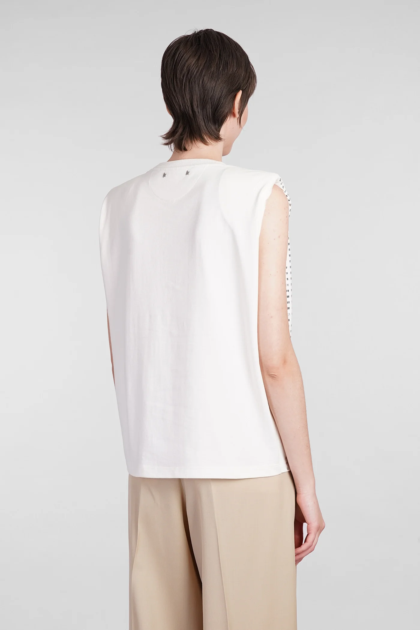 Topwear in white cotton - Image 3
