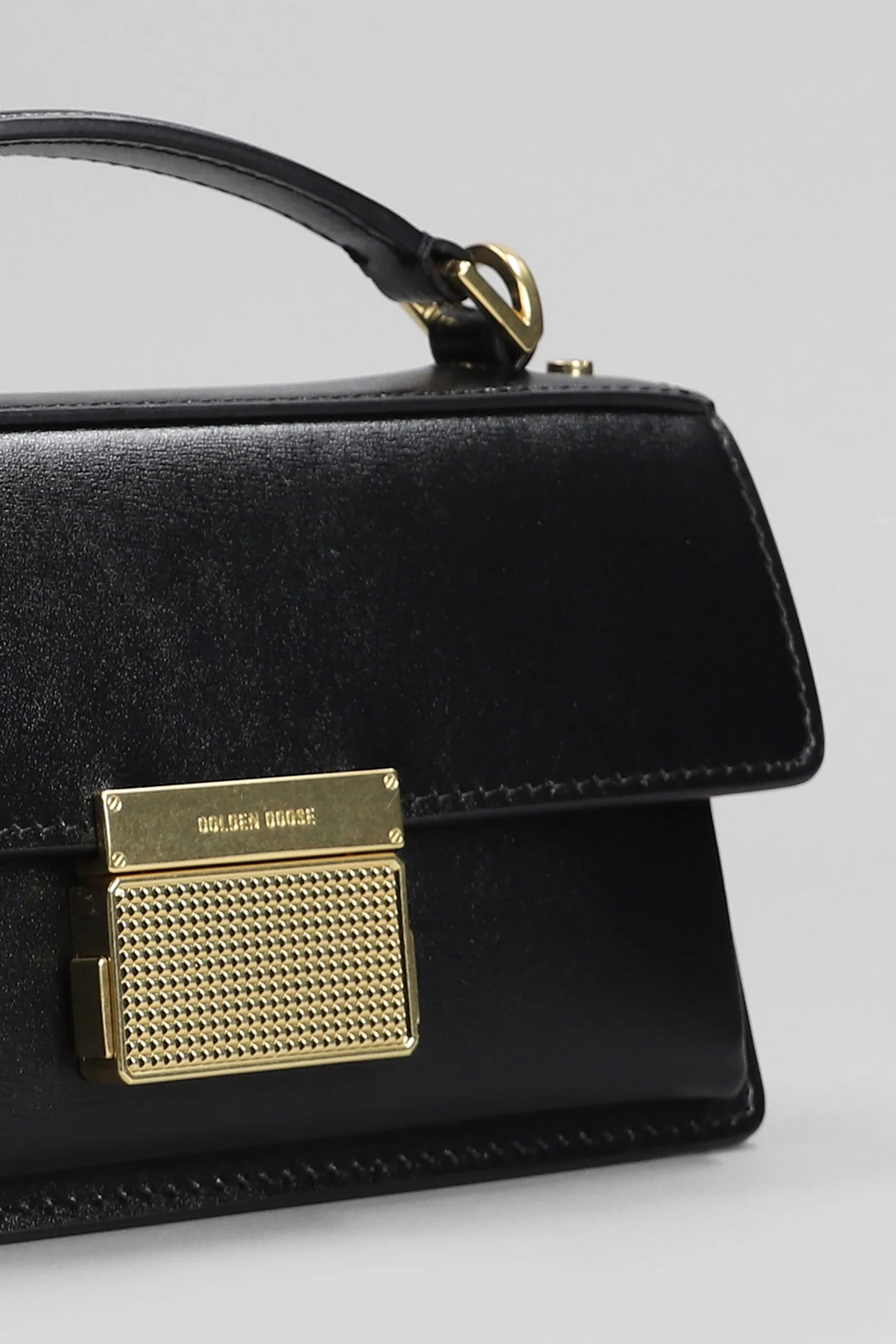 Venezia Hand bag in black leather - Image 4