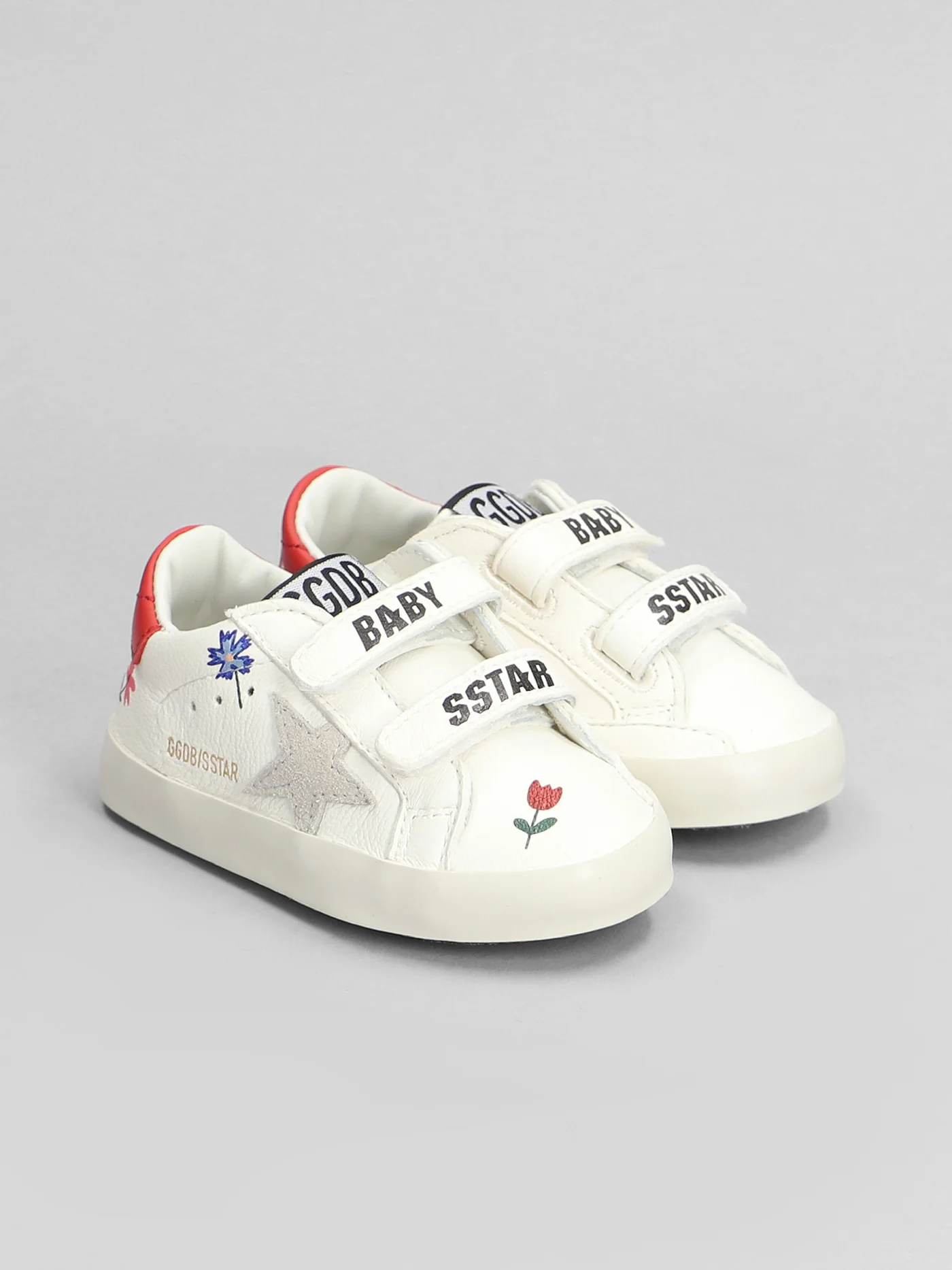 Baby School Sneakers in white leather - Image 2