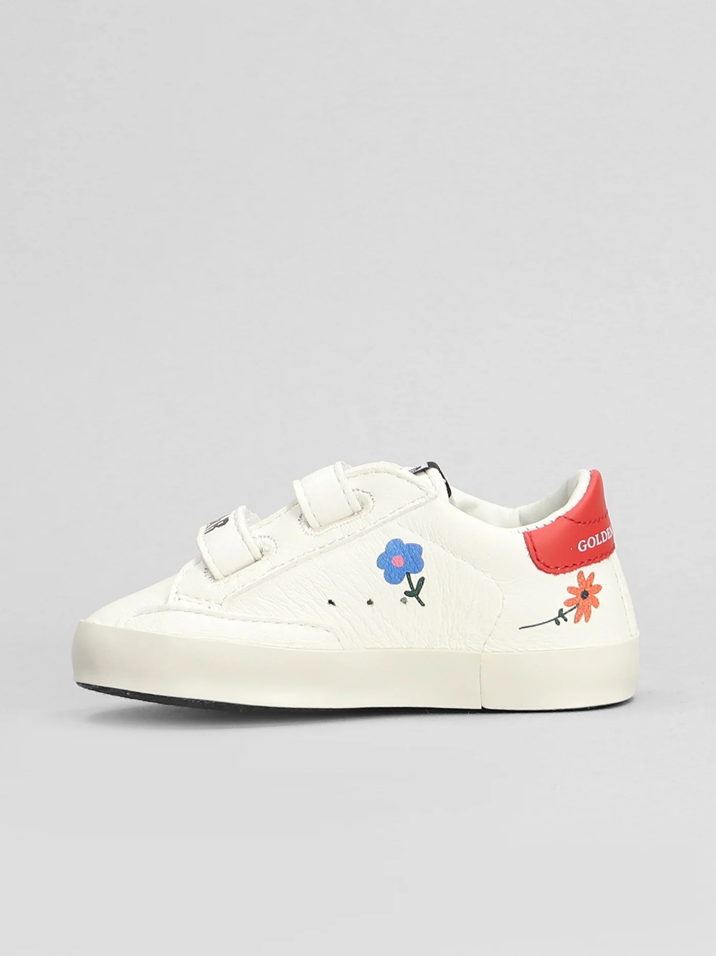 Baby School Sneakers in white leather - Image 3