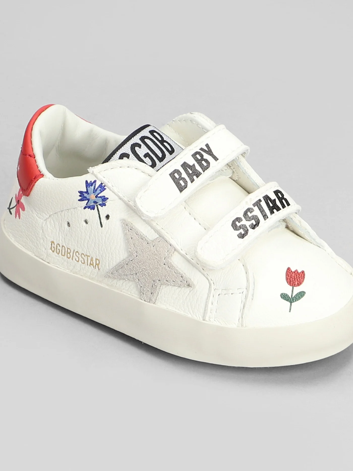 Baby School Sneakers in white leather - Image 5