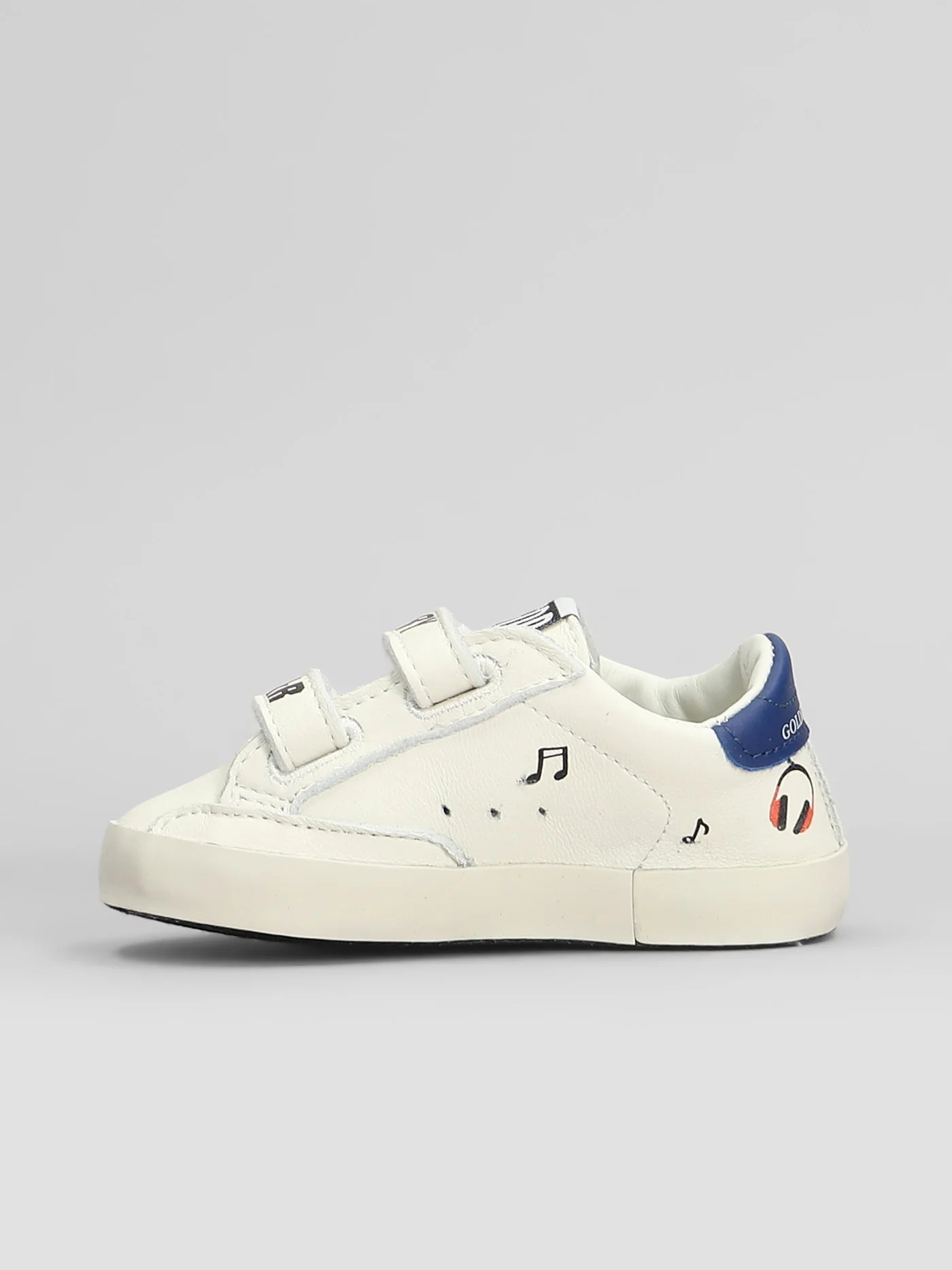 Baby School Sneakers in white leather - Image 3
