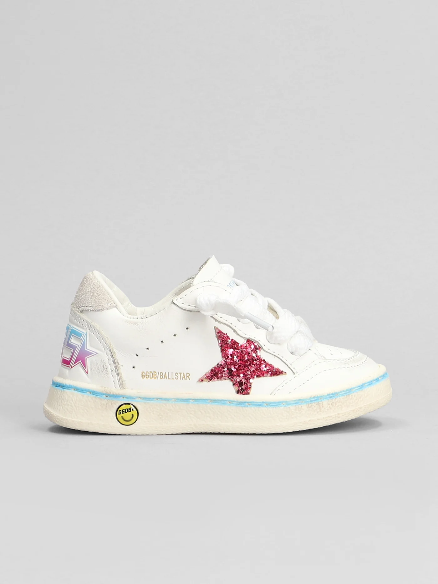 Ball Star New Sneakers in white leather