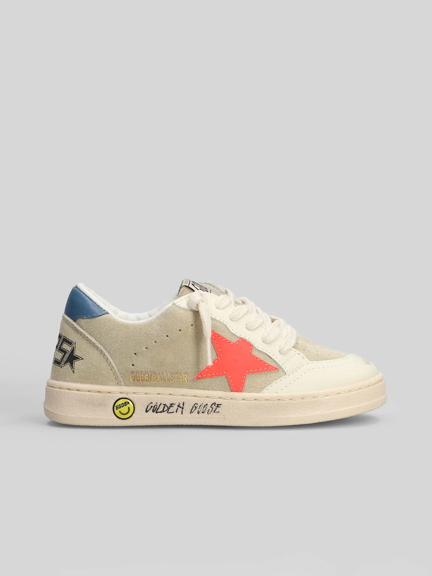 Ball Star Sneakers in beige suede