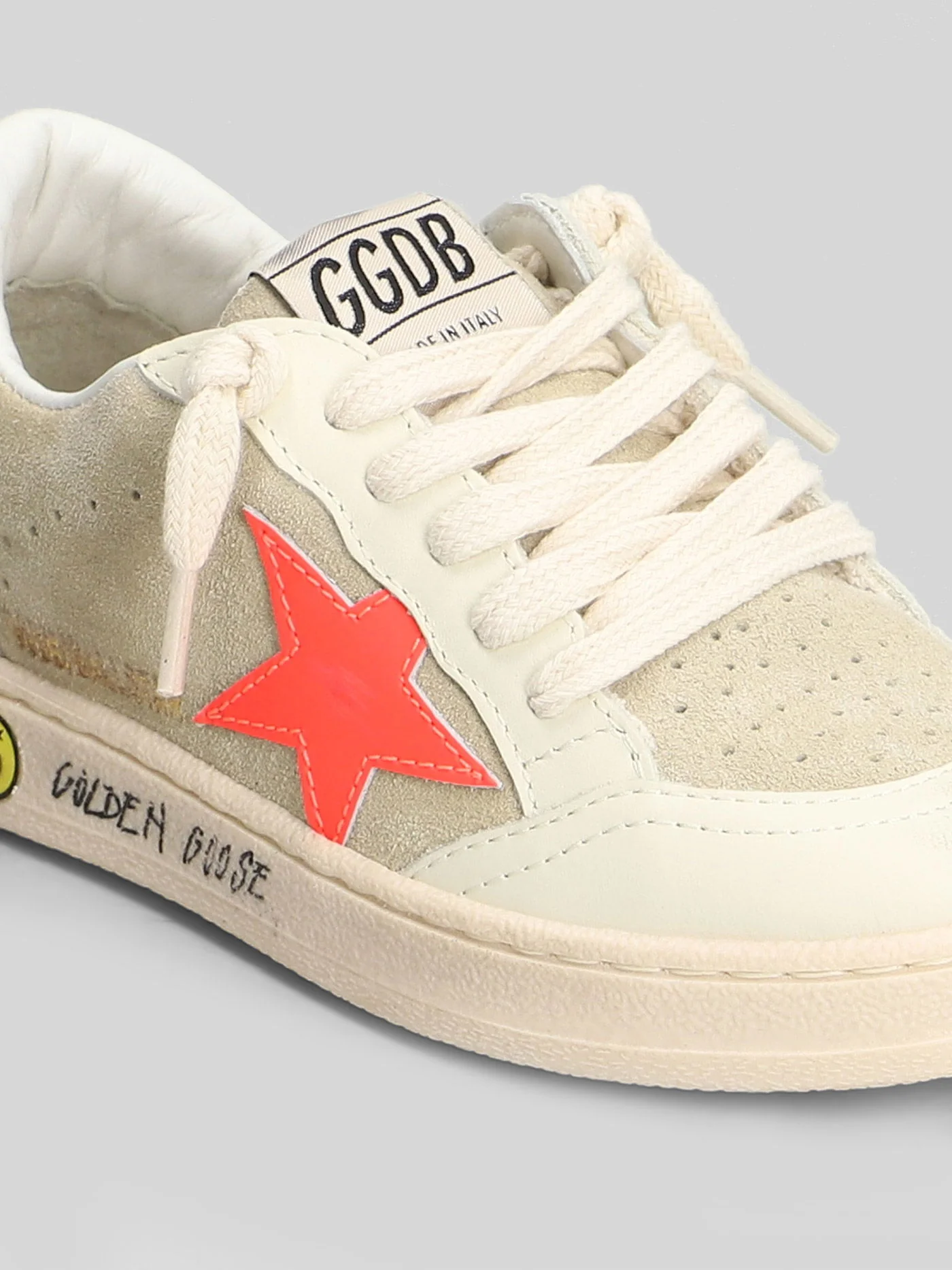 Ball Star Sneakers in beige suede - Image 5