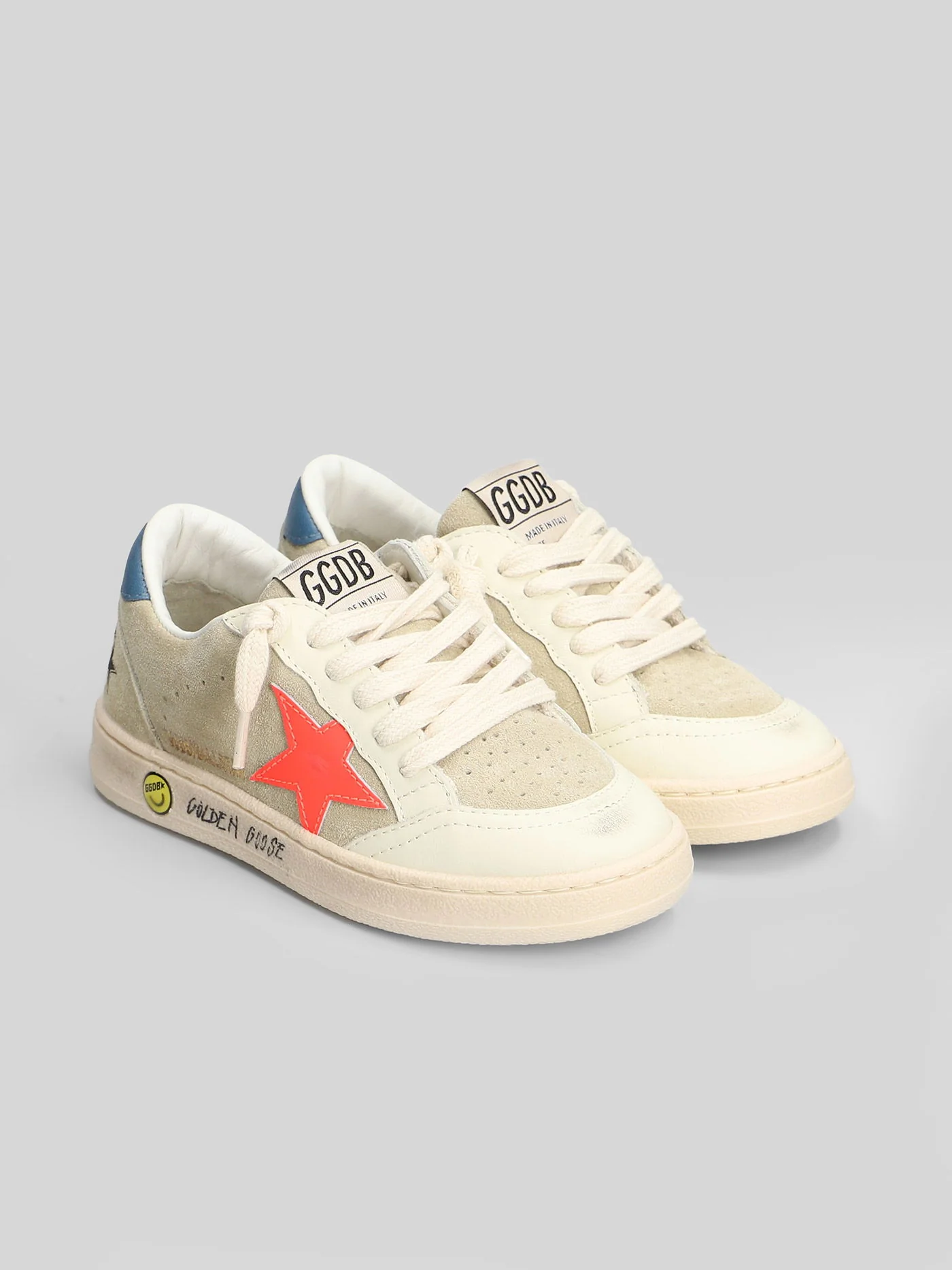Ball Star Sneakers in beige suede - Image 7