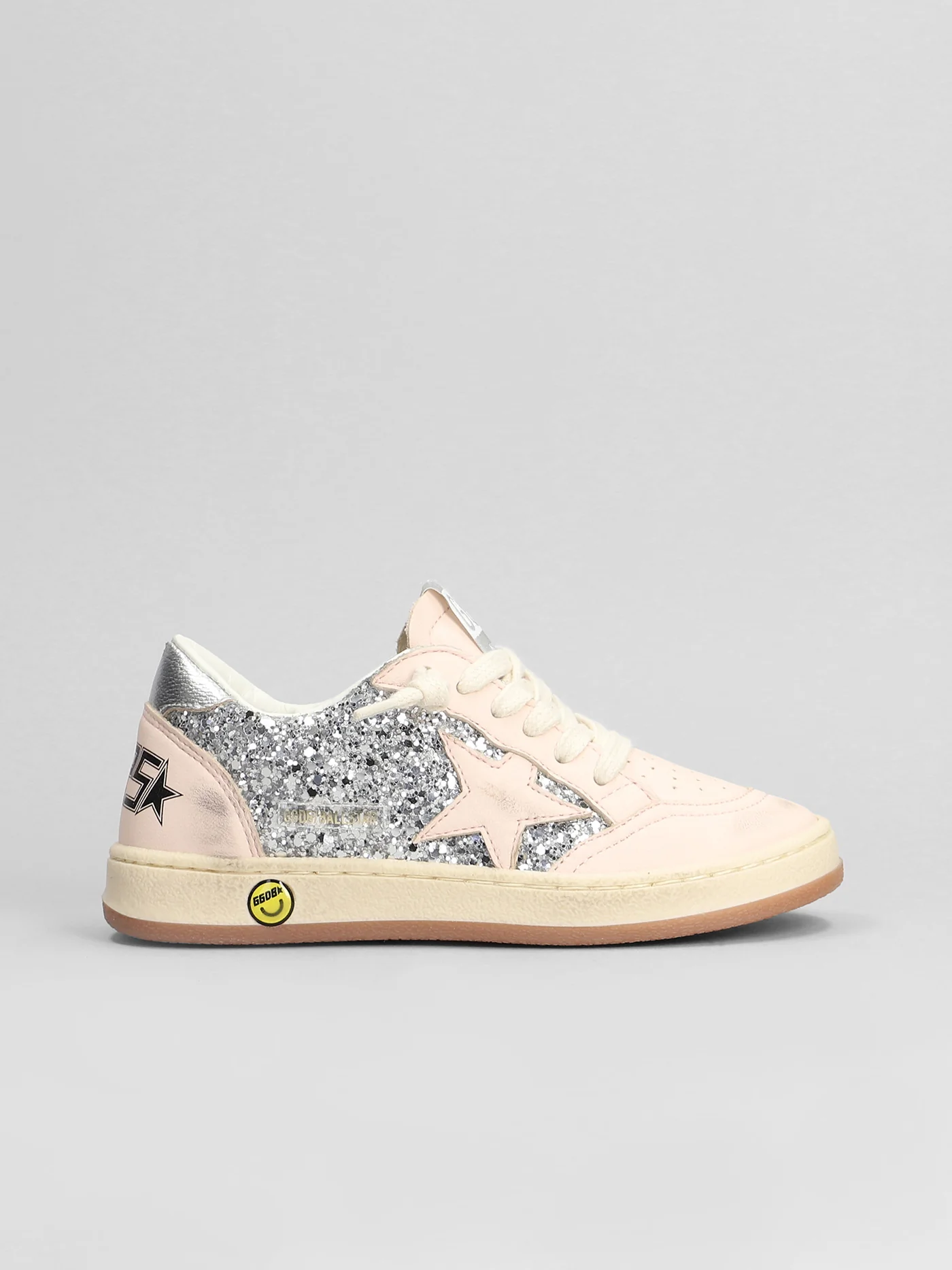 Ball Star Sneakers in rose-pink leather