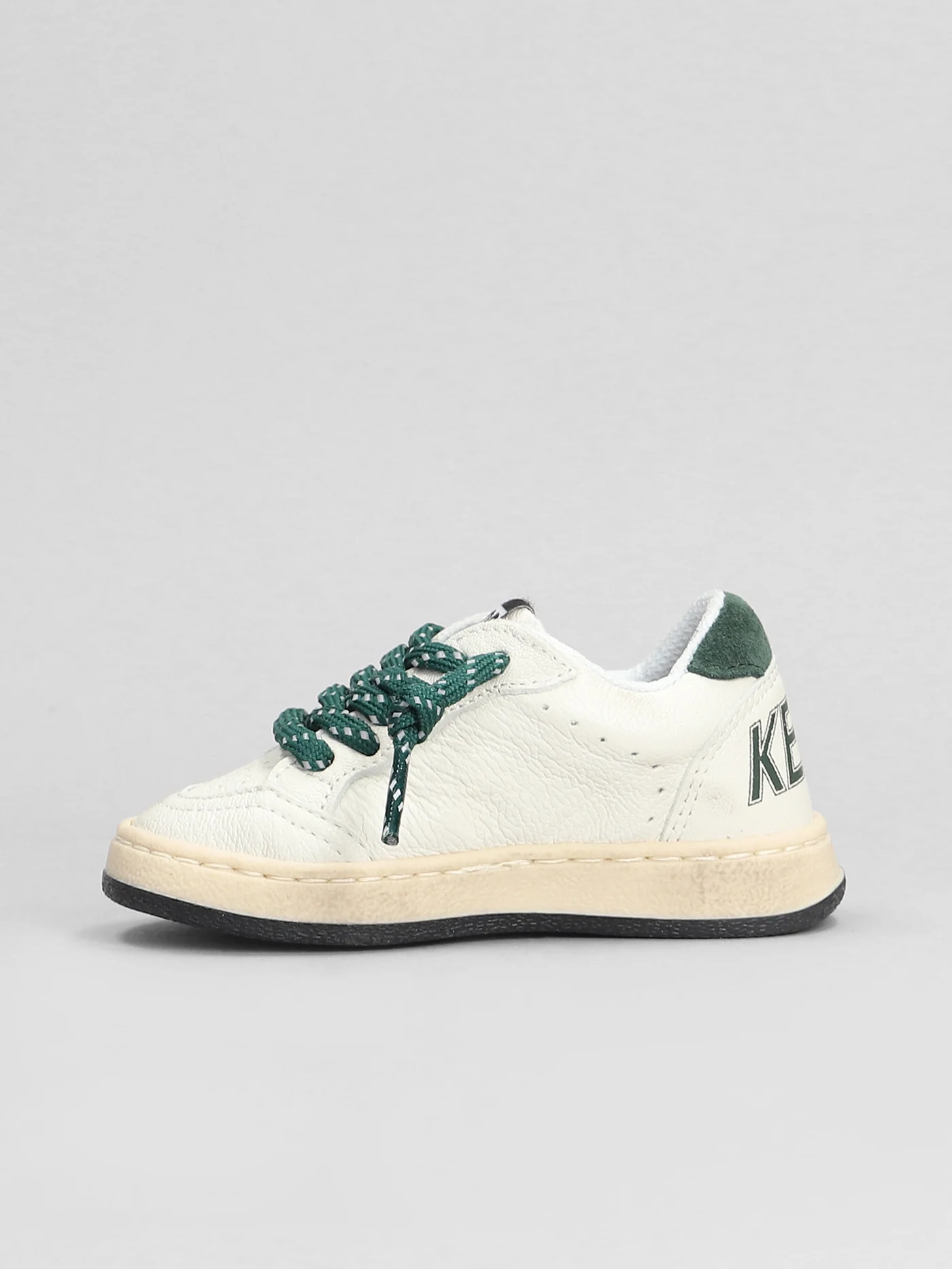 Ball Star Sneakers in white leather - Image 23