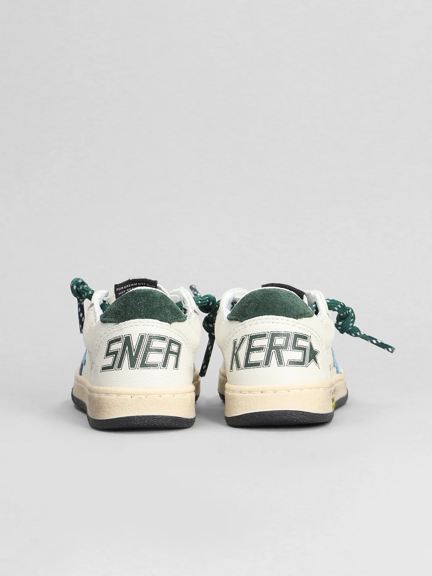 Ball Star Sneakers in white leather - Image 4