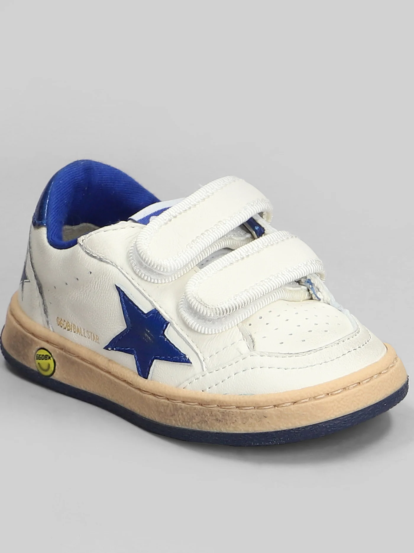 Ball Star Sneakers in white leather - Image 5