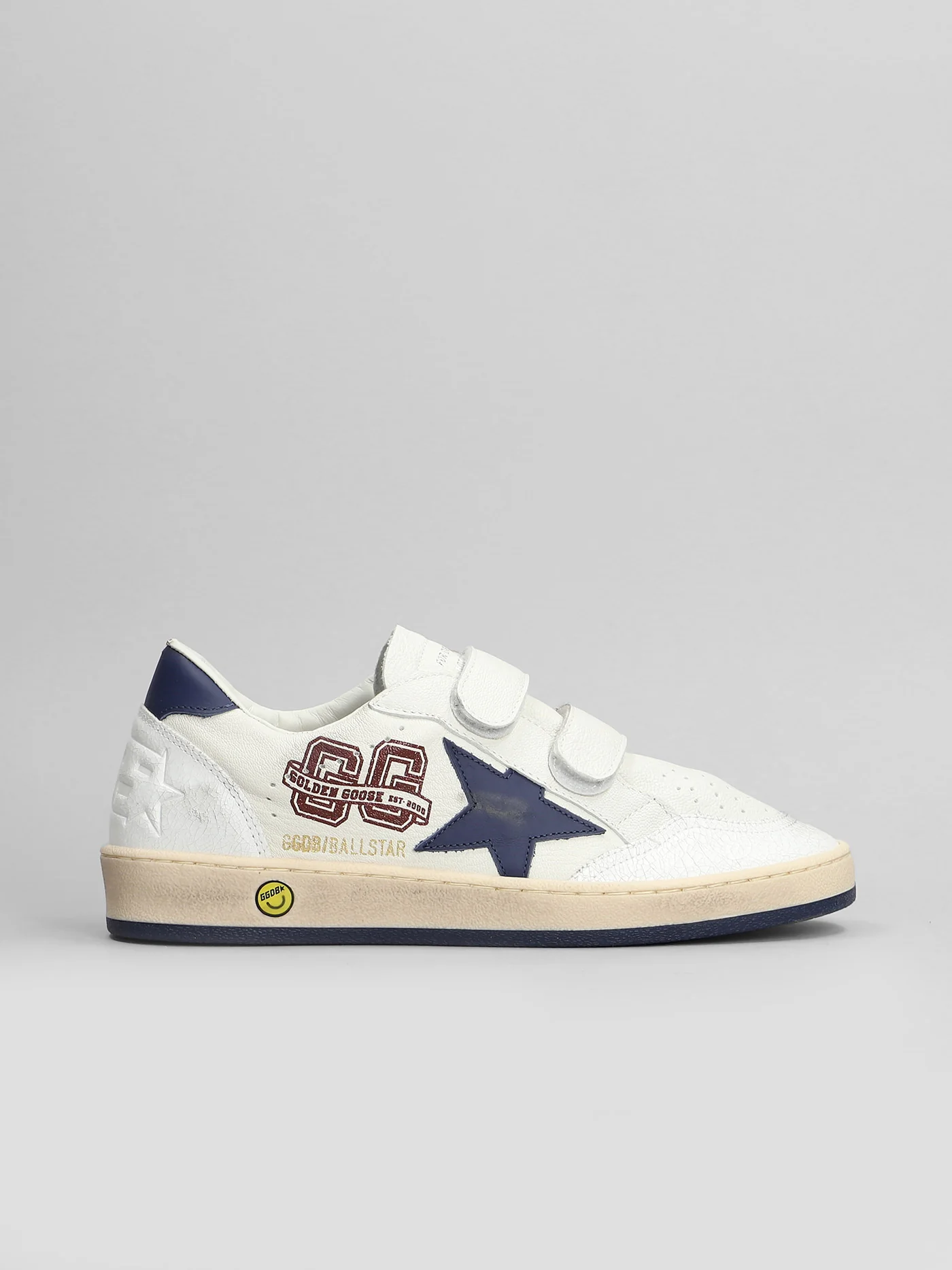Ball Star Sneakers in white leather