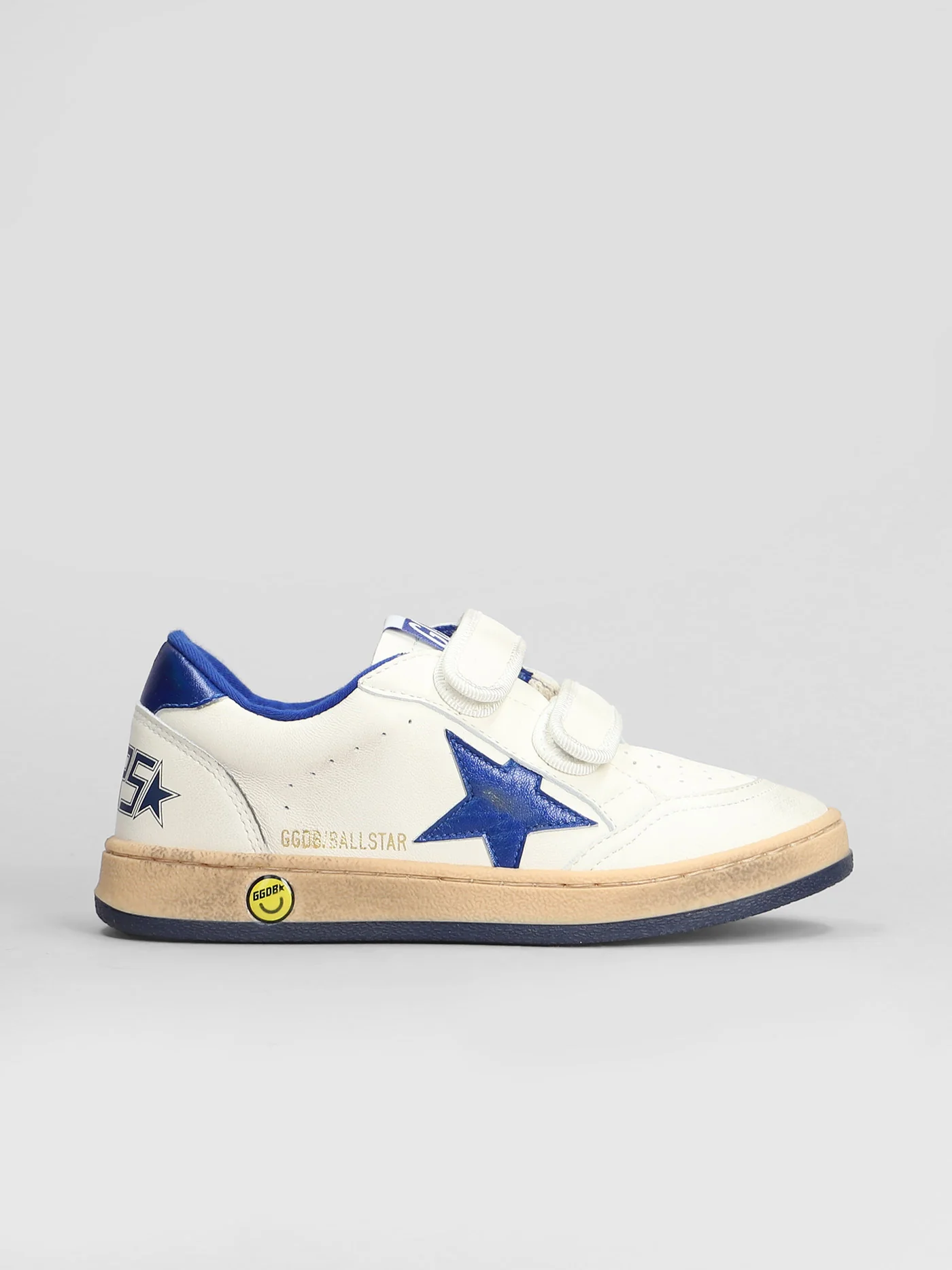 Ball Star Sneakers in white leather