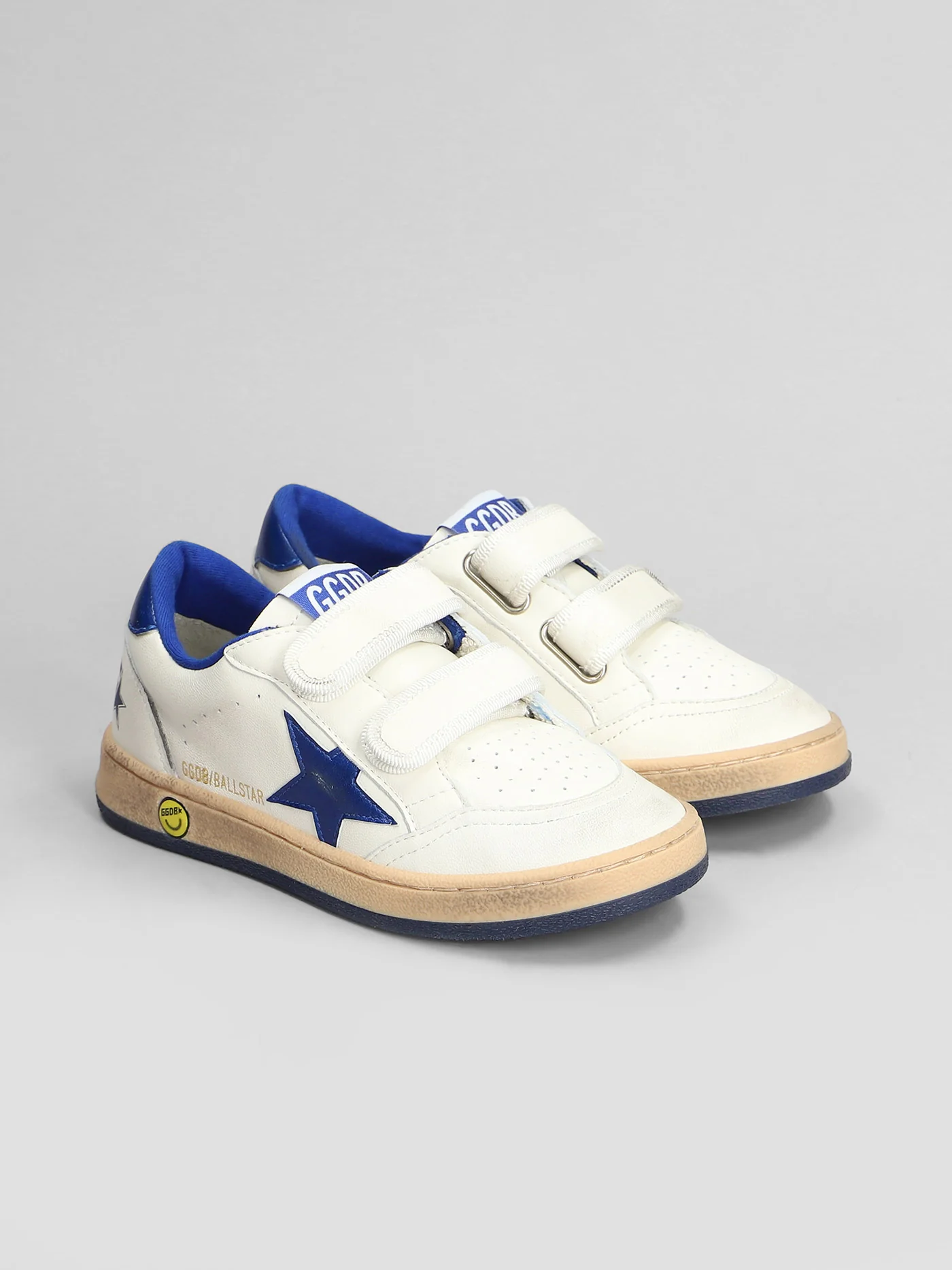 Ball Star Sneakers in white leather - Image 2