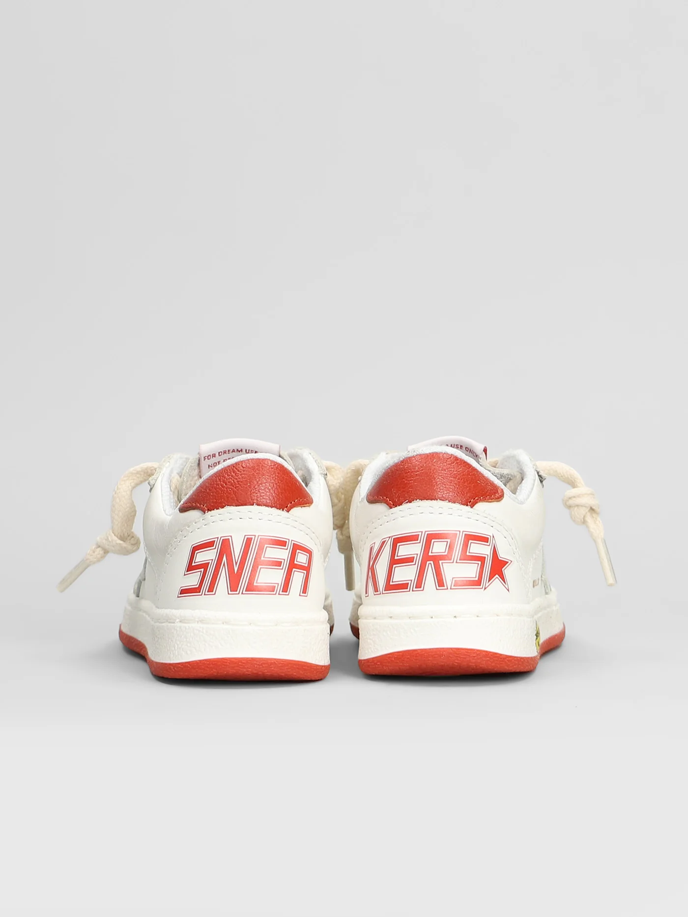 Ball Star Sneakers in white leather - Image 4