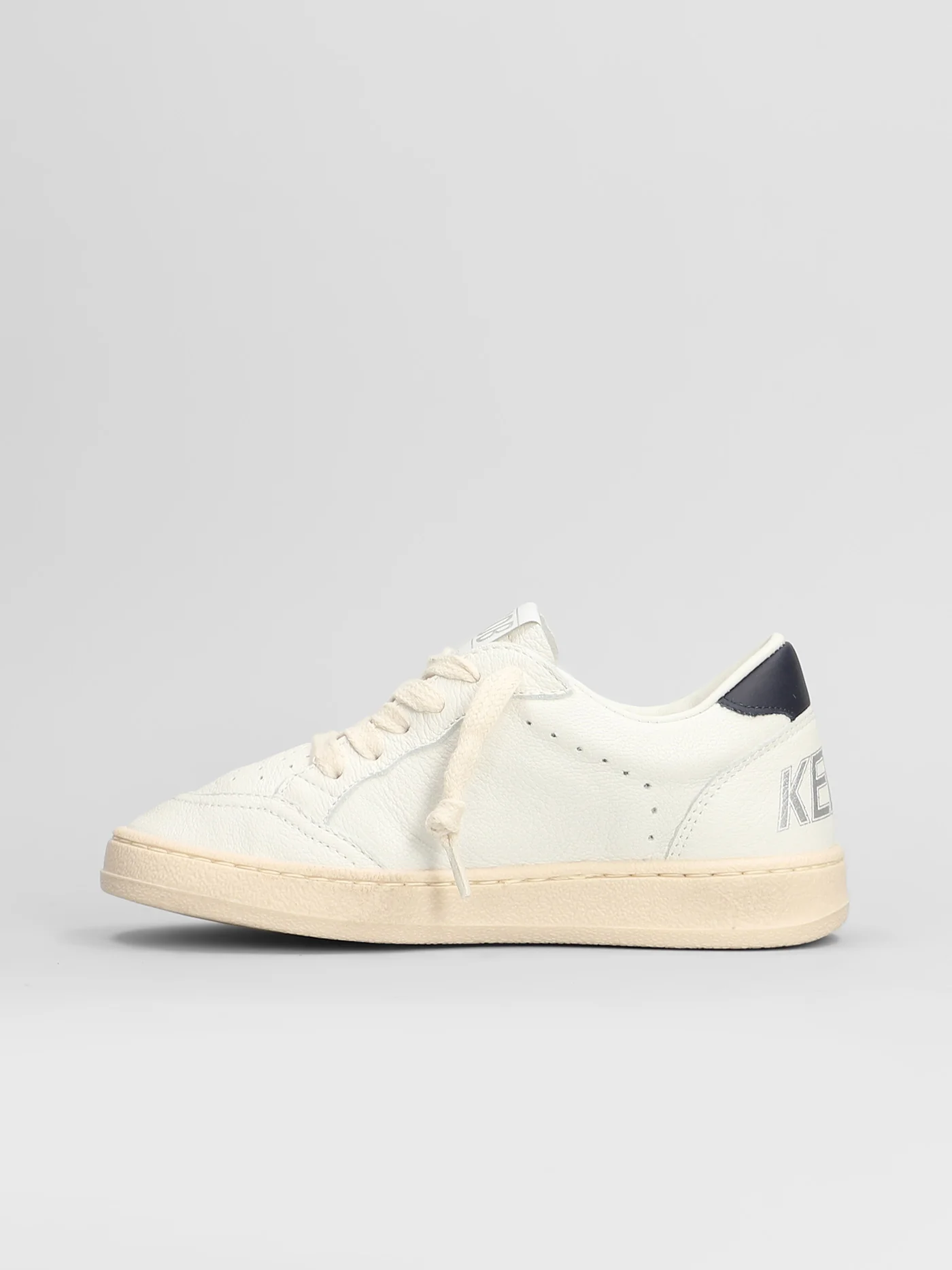 Ball Star Sneakers in white leather - Image 3