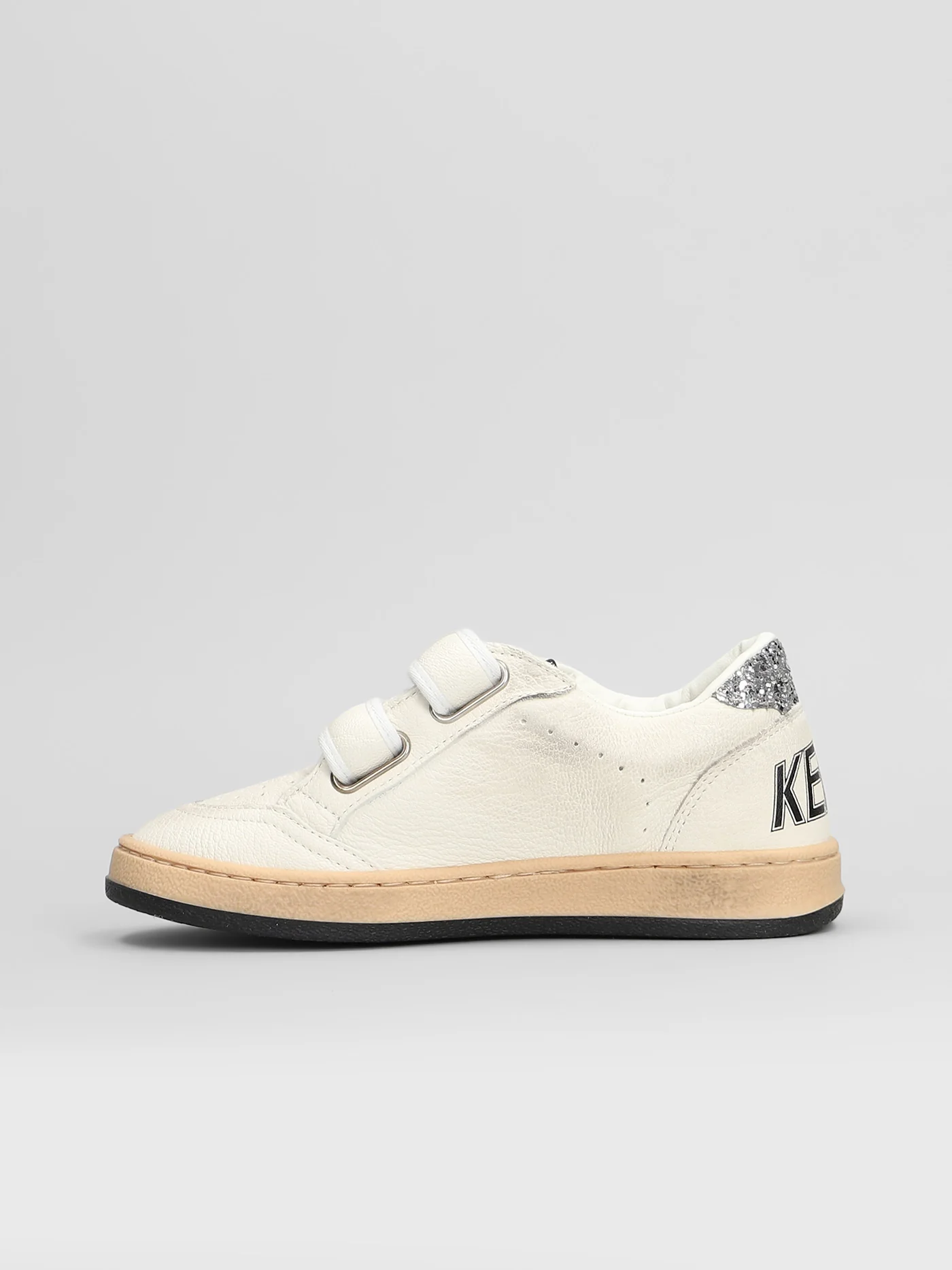 Ball Star Sneakers in white leather - Image 3