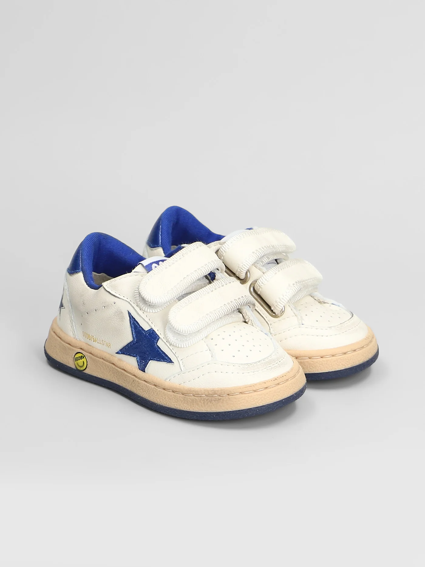 Ball Star Sneakers in white leather - Image 2