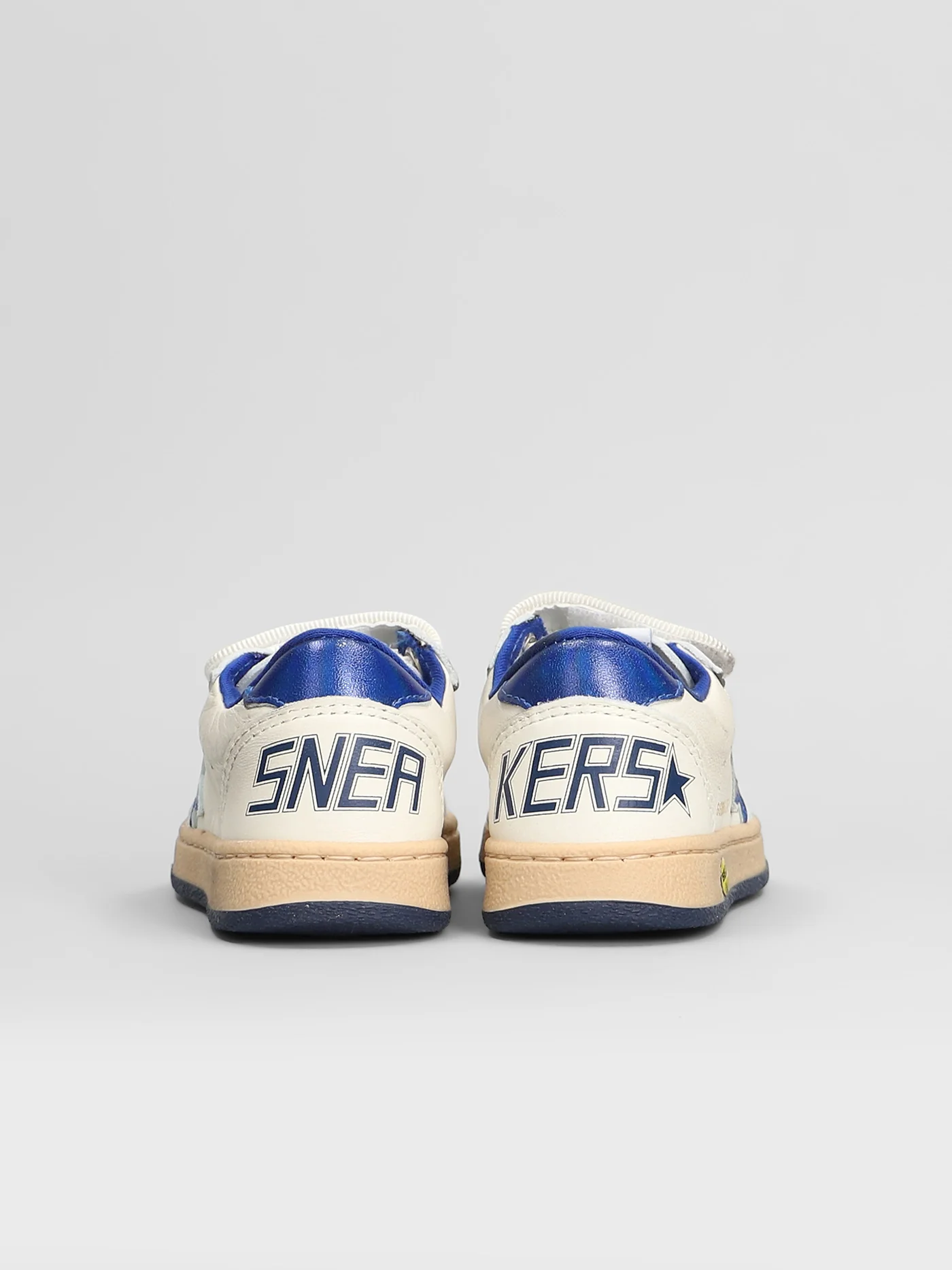 Ball Star Sneakers in white leather - Image 4