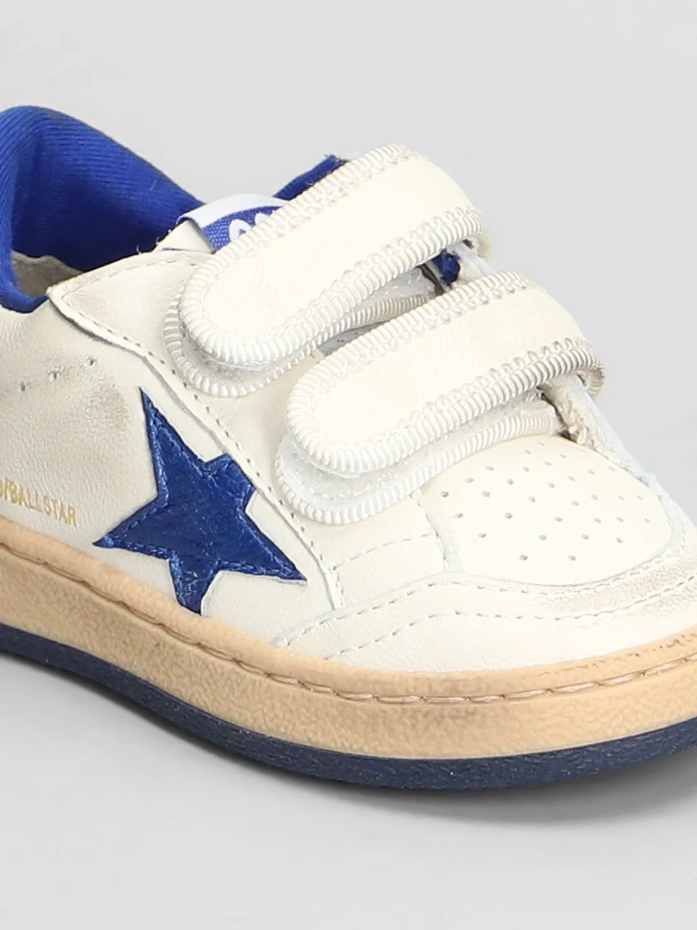 Ball Star Sneakers in white leather - Image 5