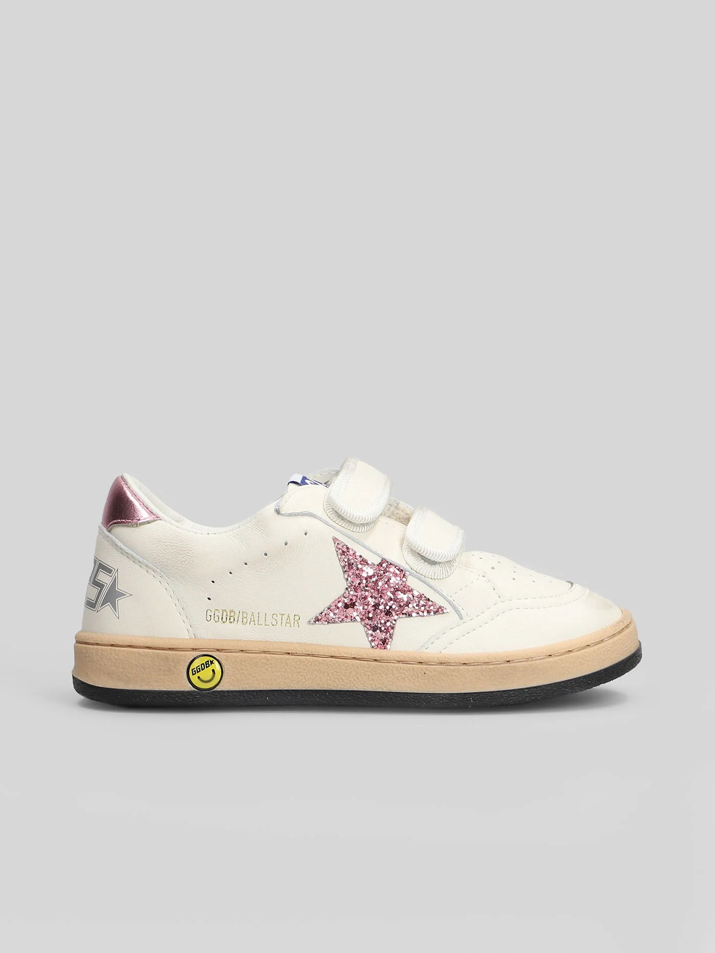 Ball Star Sneakers in white leather