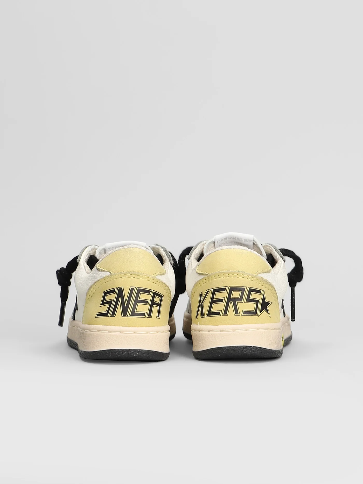 Ball Star Sneakers in white suede and leather - Image 4