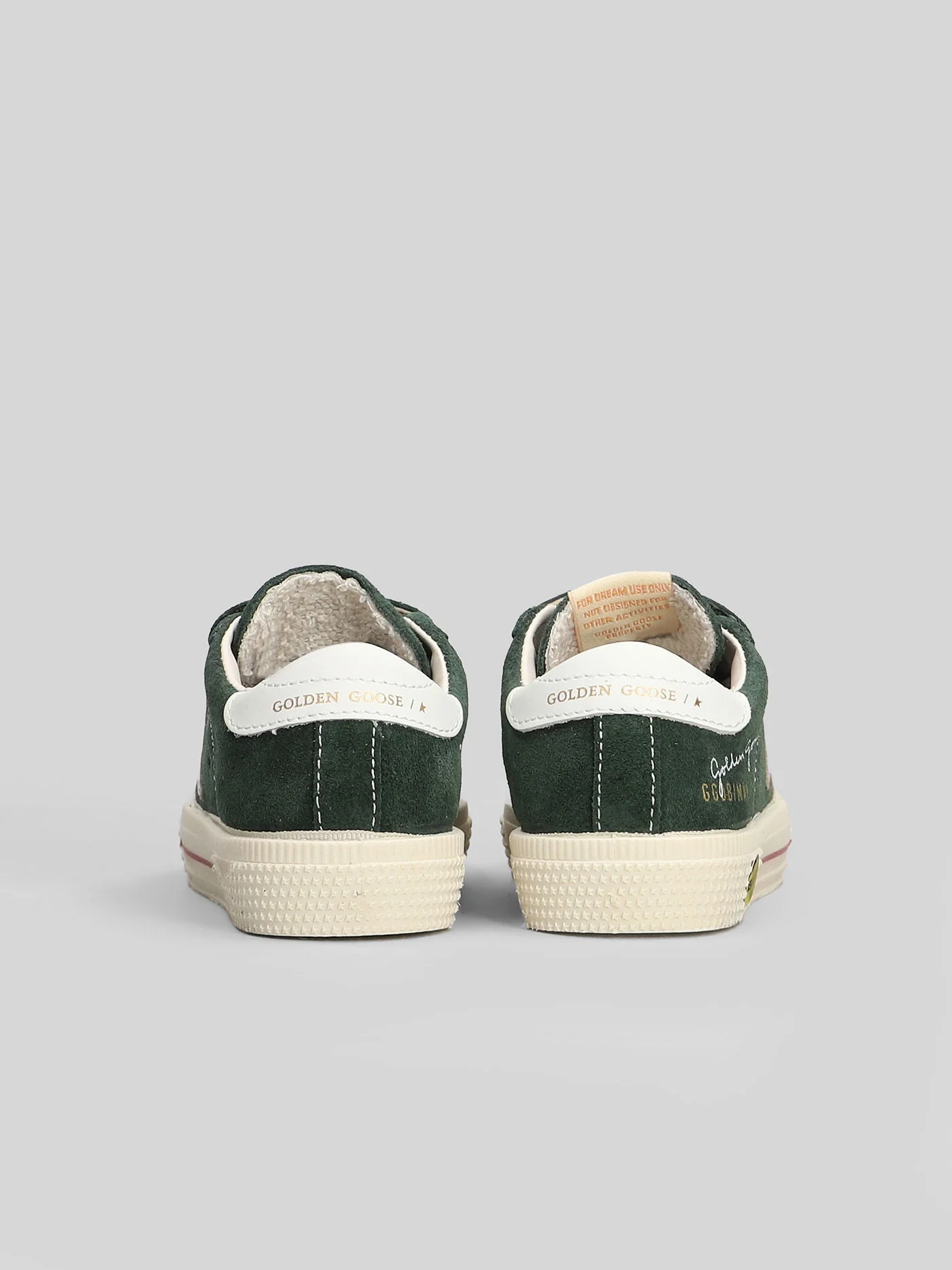 May School Sneakers in green suede - Image 4