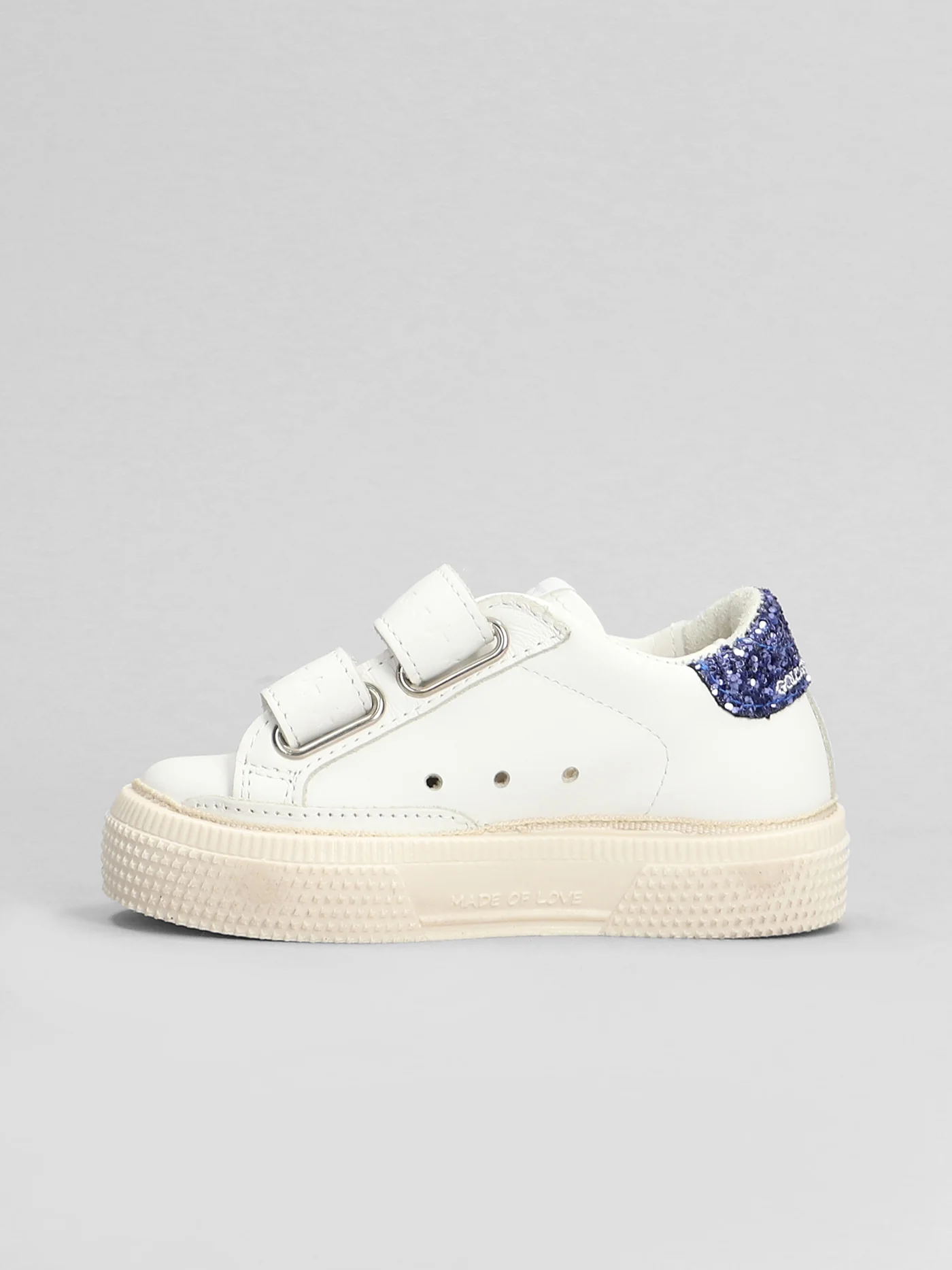 May School Sneakers in white leather - Image 3