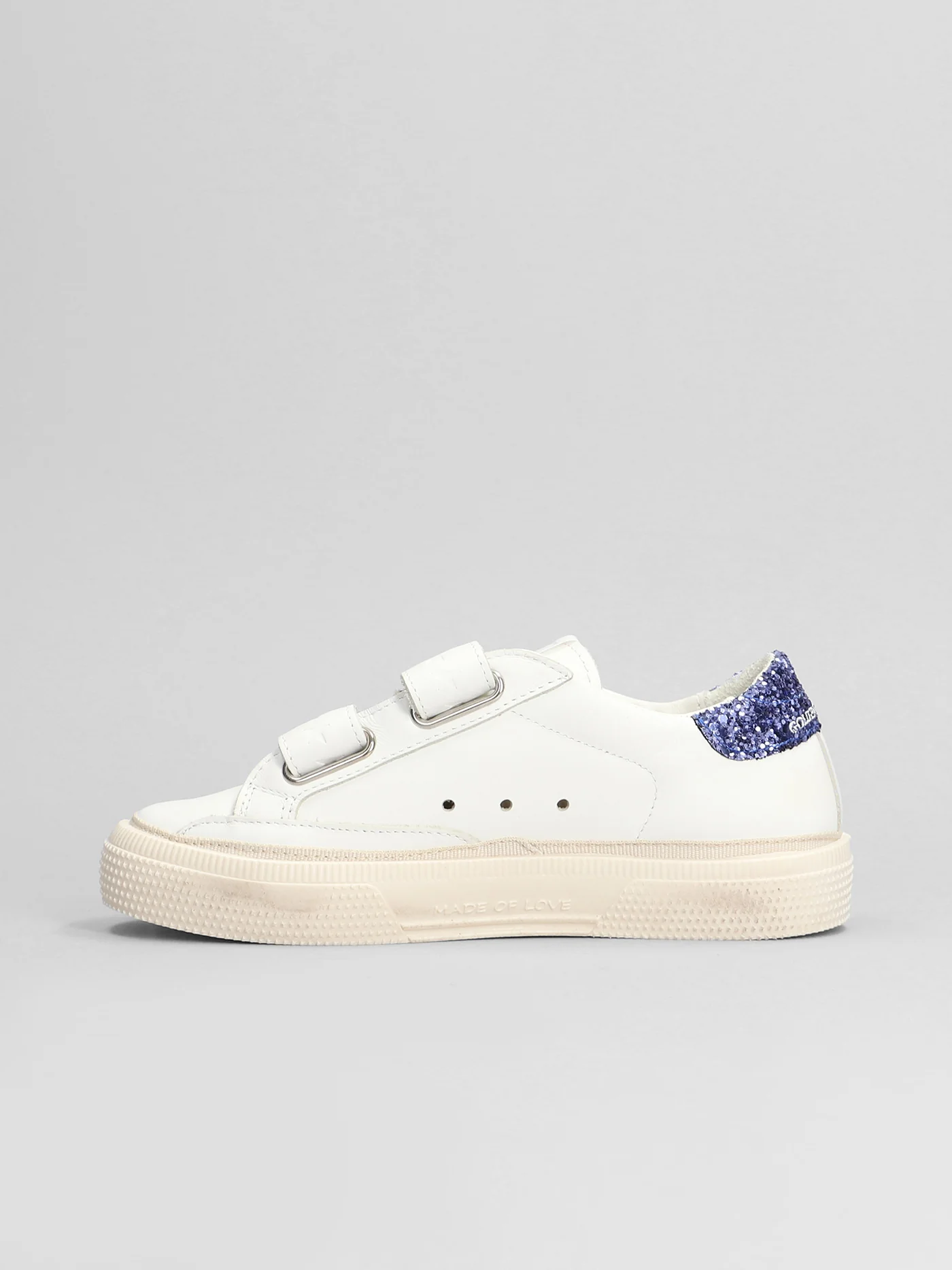May School Sneakers in white leather - Image 3