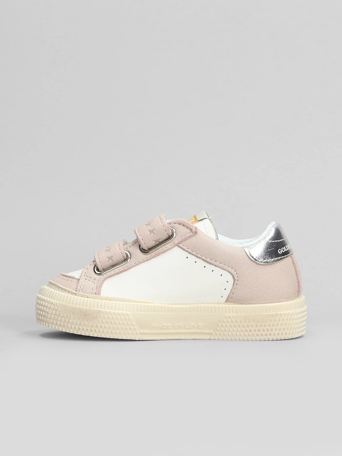May School Sneakers in white leather - Image 3