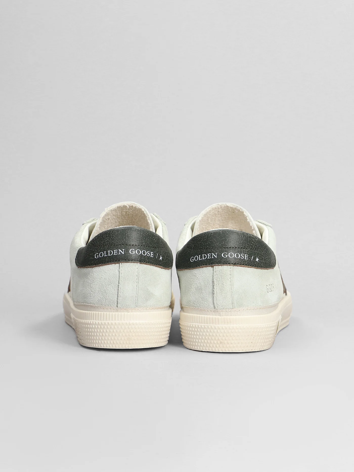 May School Sneakers in white suede and leather - Image 4