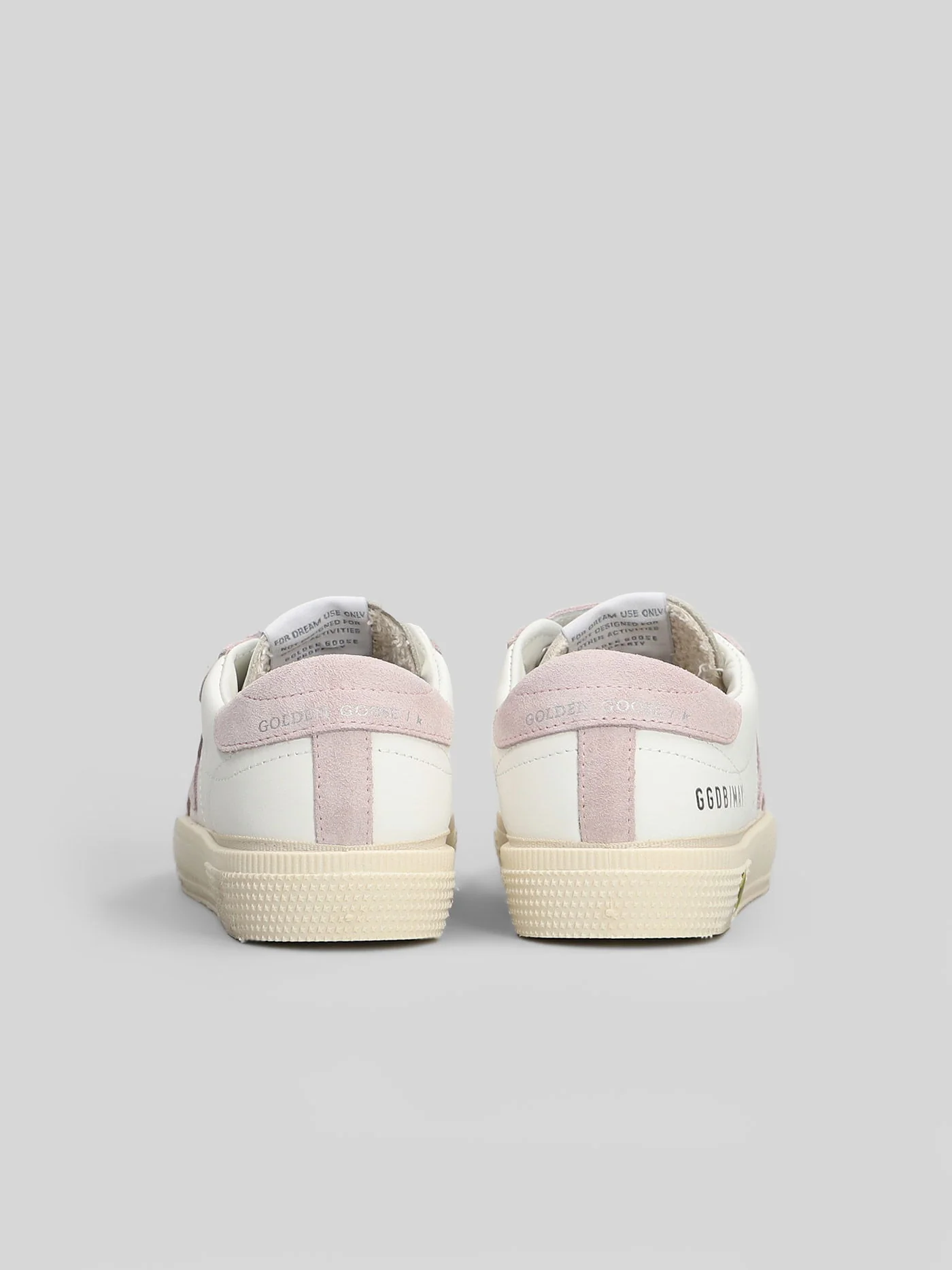 May School Sneakers in white suede and leather - Image 4