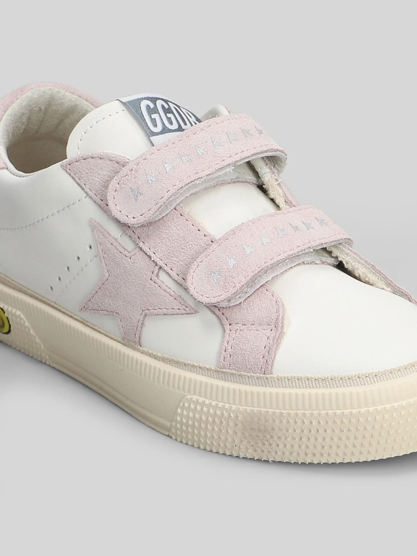 May School Sneakers in white suede and leather - Image 5