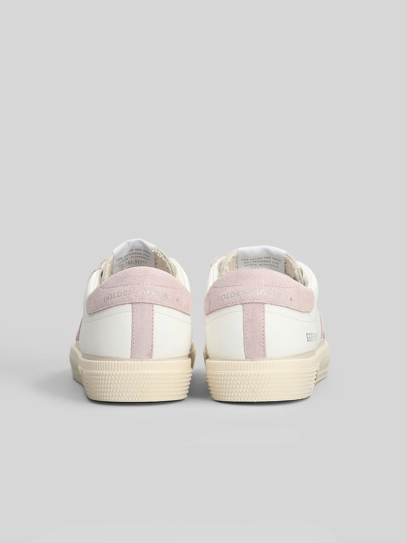 May School Sneakers in white suede and leather - Image 4