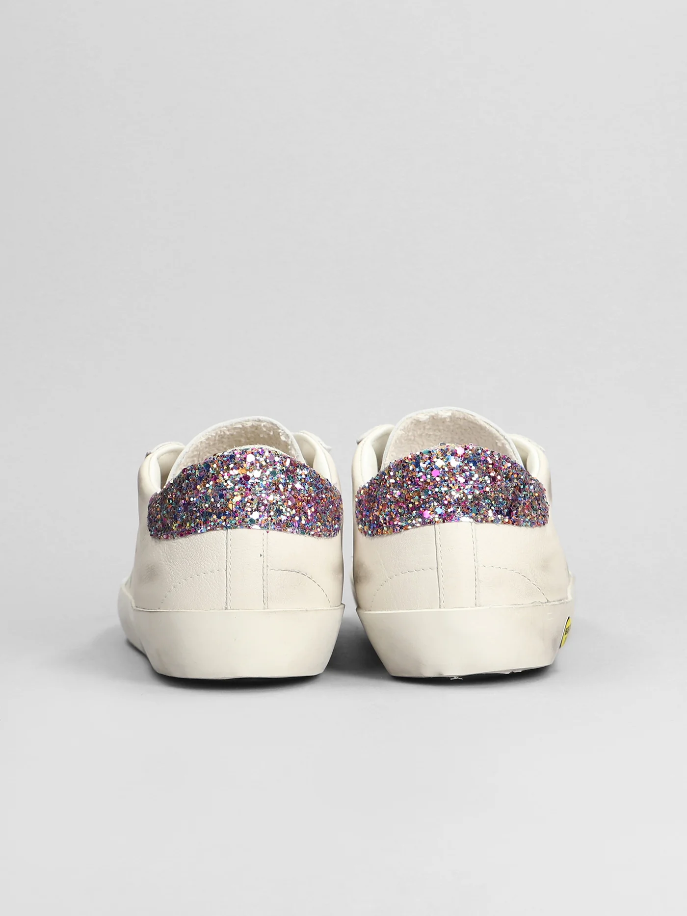 Old School Sneakers in beige leather - Image 4