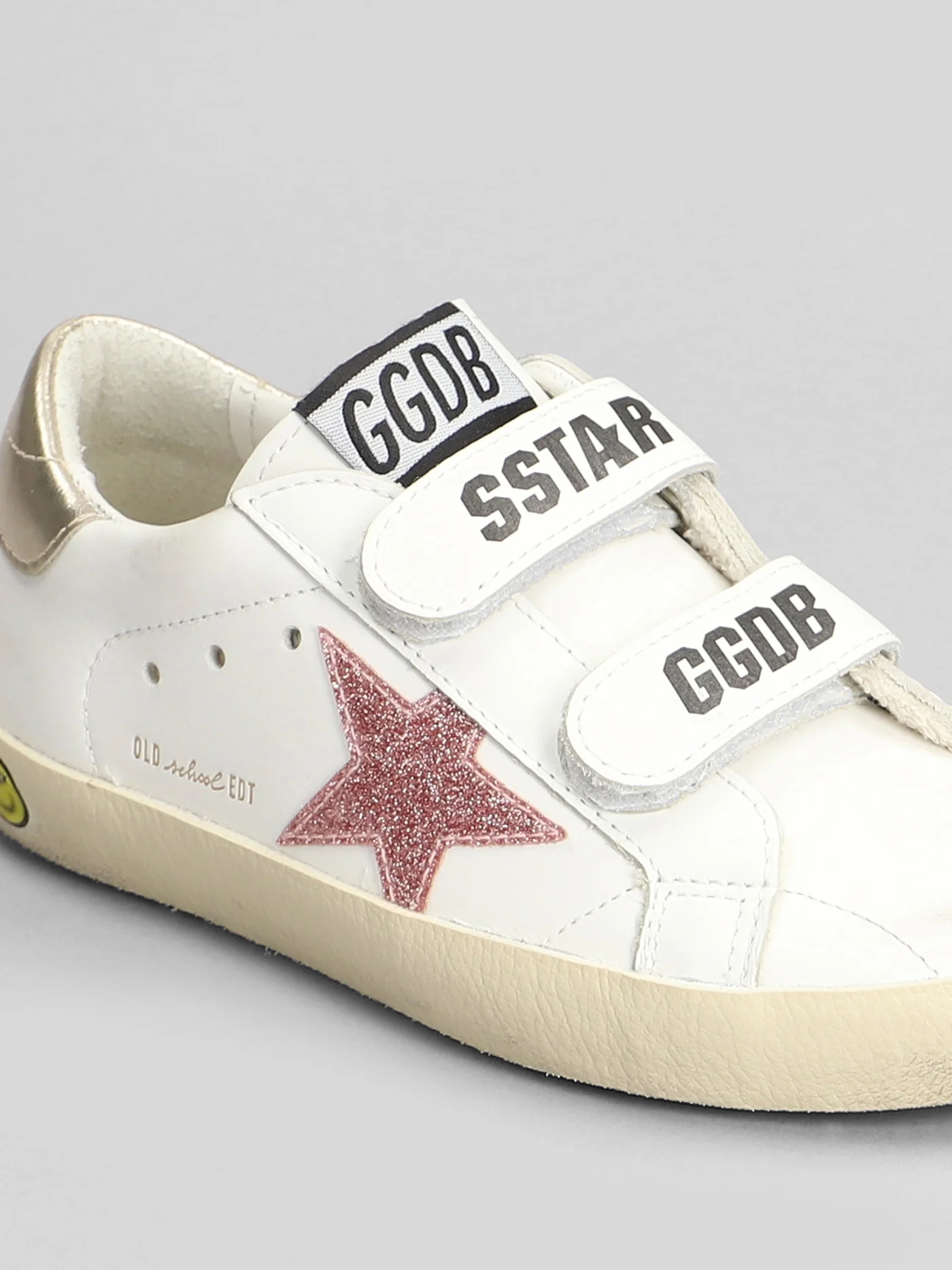 Old School Sneakers in white leather - Image 5