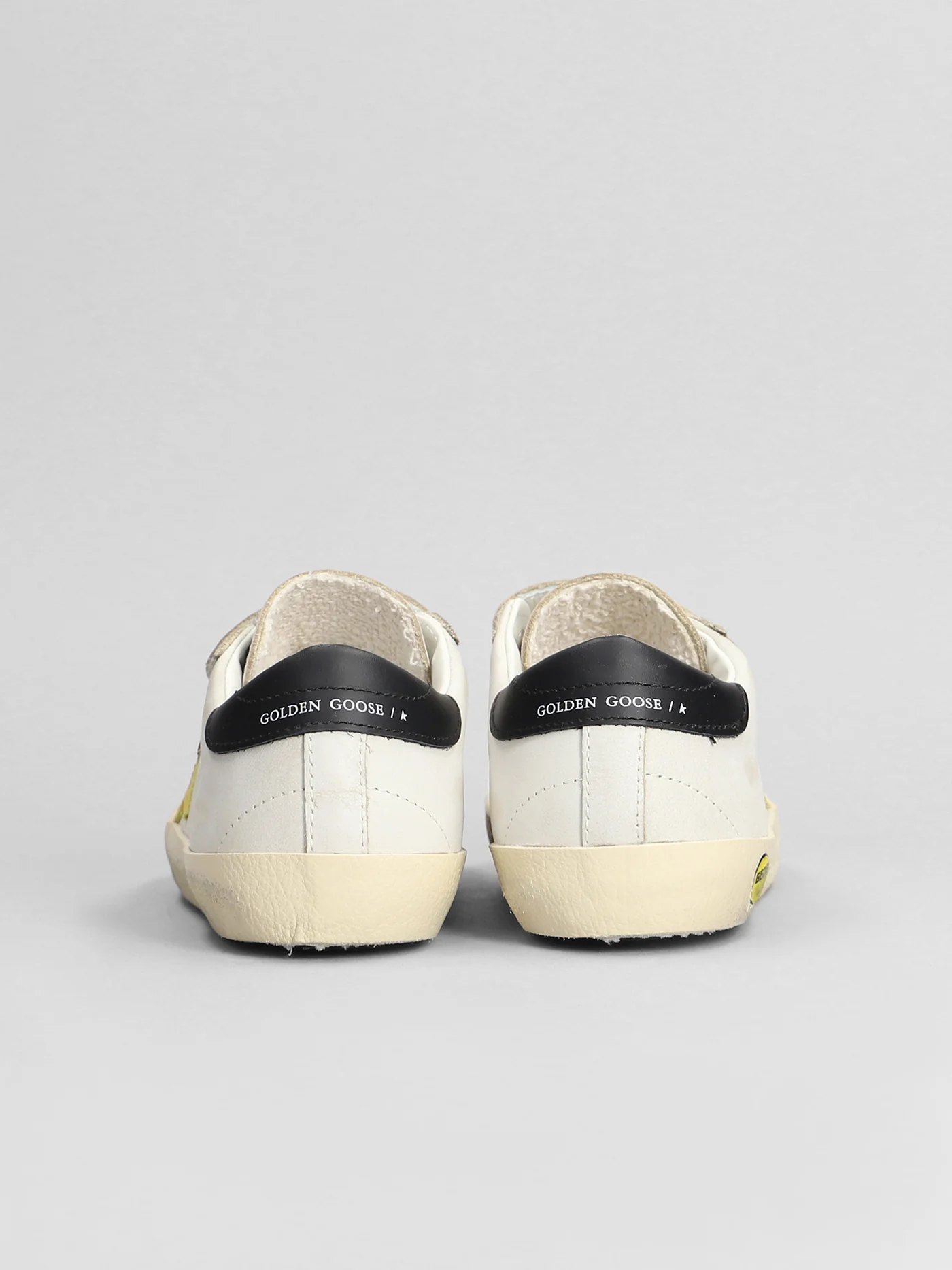 Old School Sneakers in white leather - Image 4