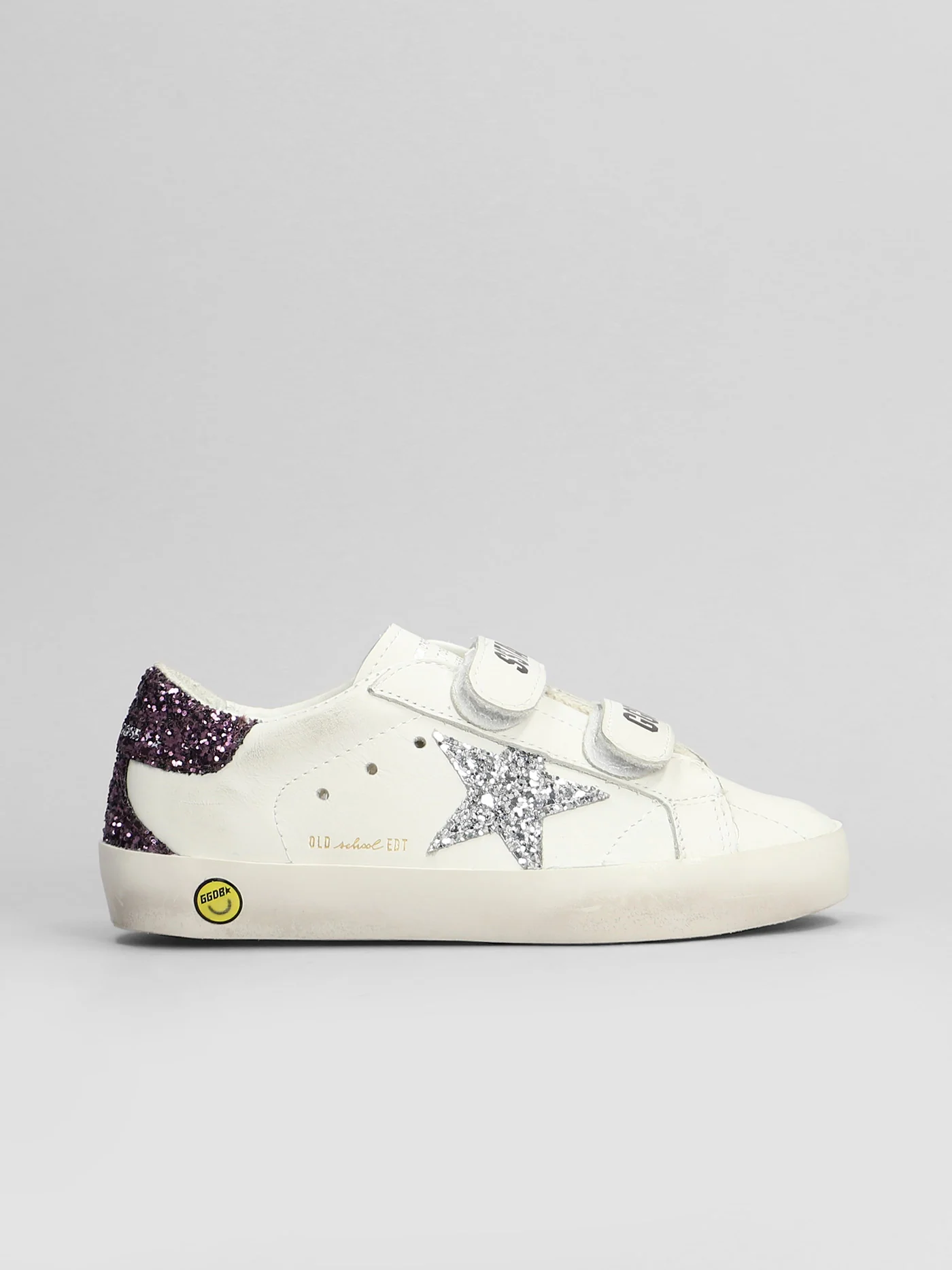 Old School Sneakers in white leather