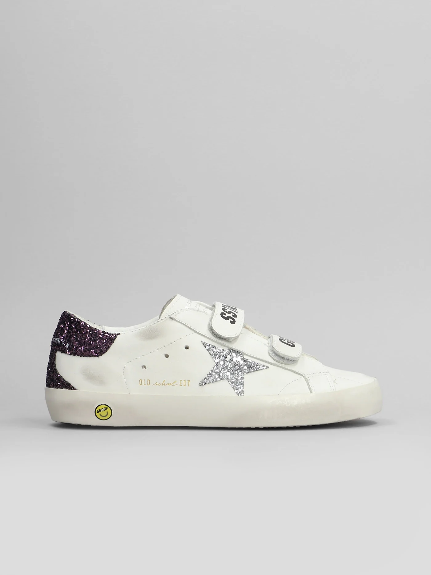 Old School Sneakers in white leather