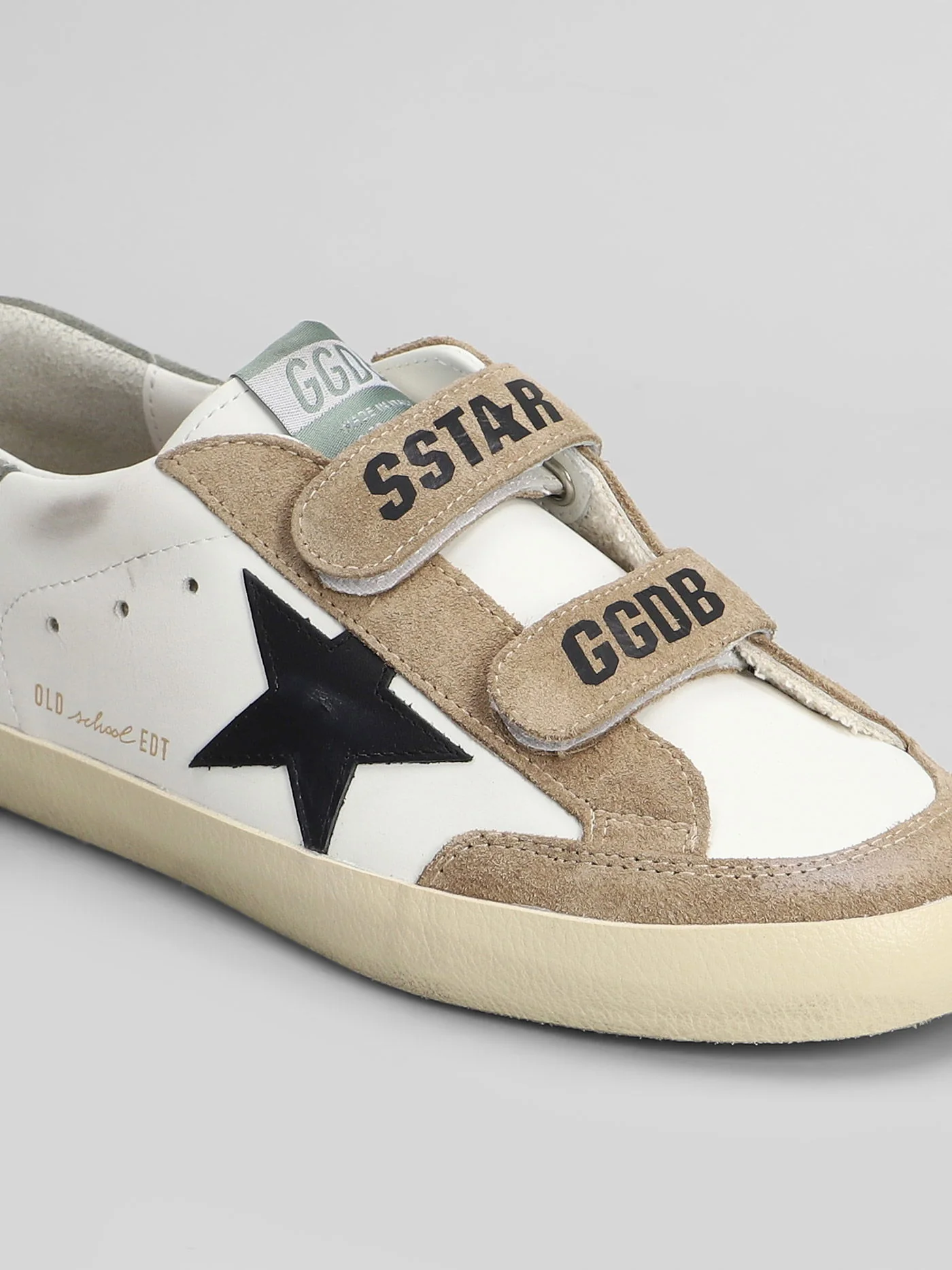 Old School Sneakers in white suede and leather - Image 10