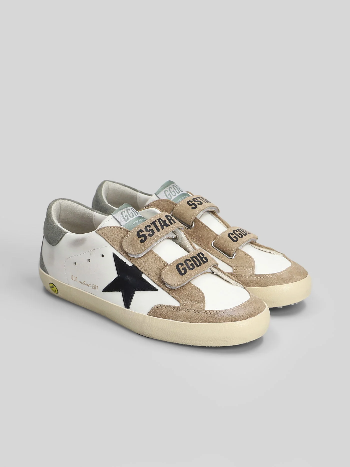 Old School Sneakers in white suede and leather - Image 12