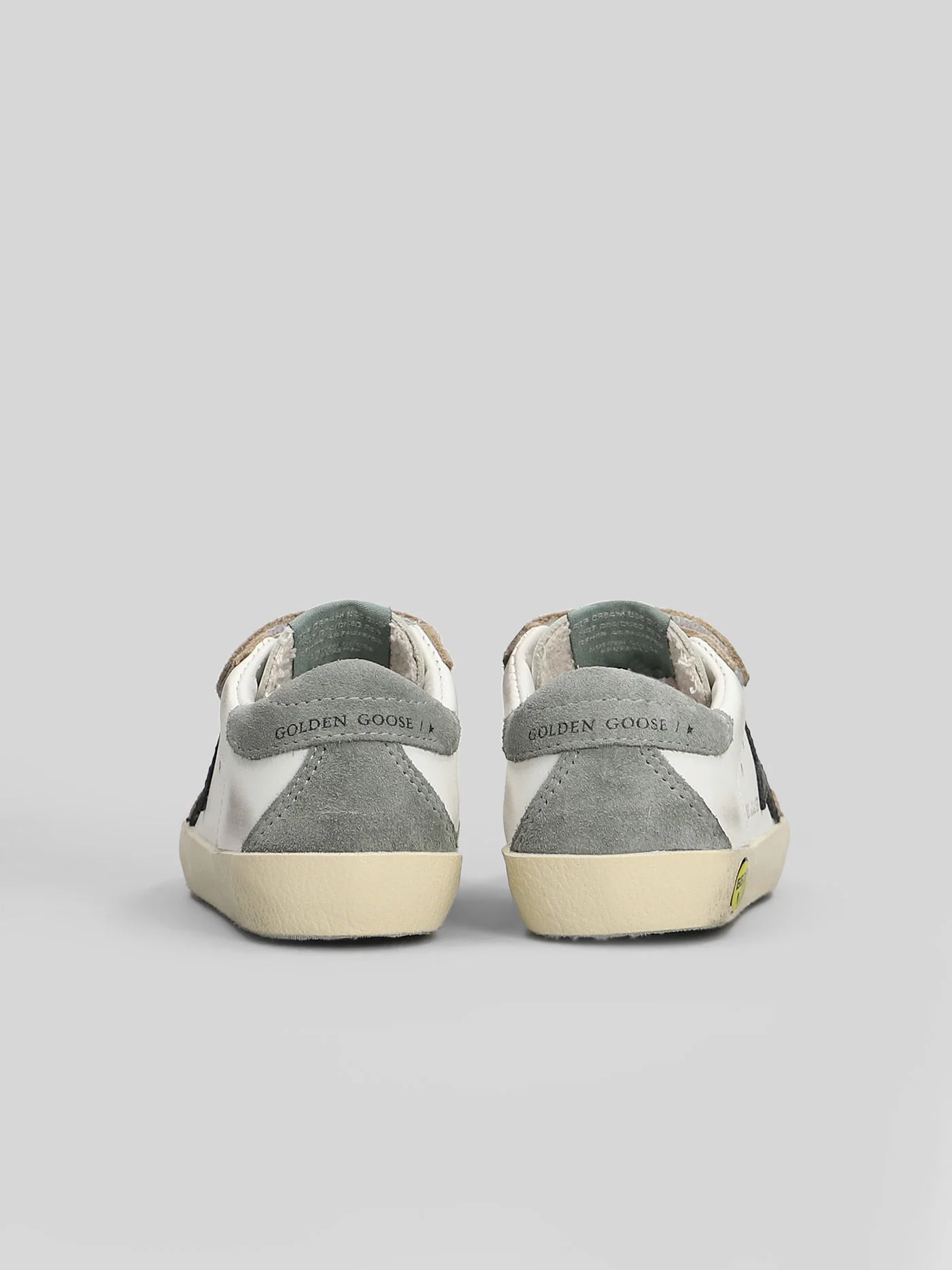 Old School Sneakers in white suede and leather - Image 4