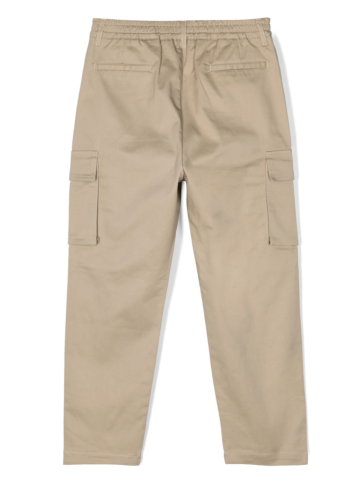 Shorts in beige cotton - Image 2