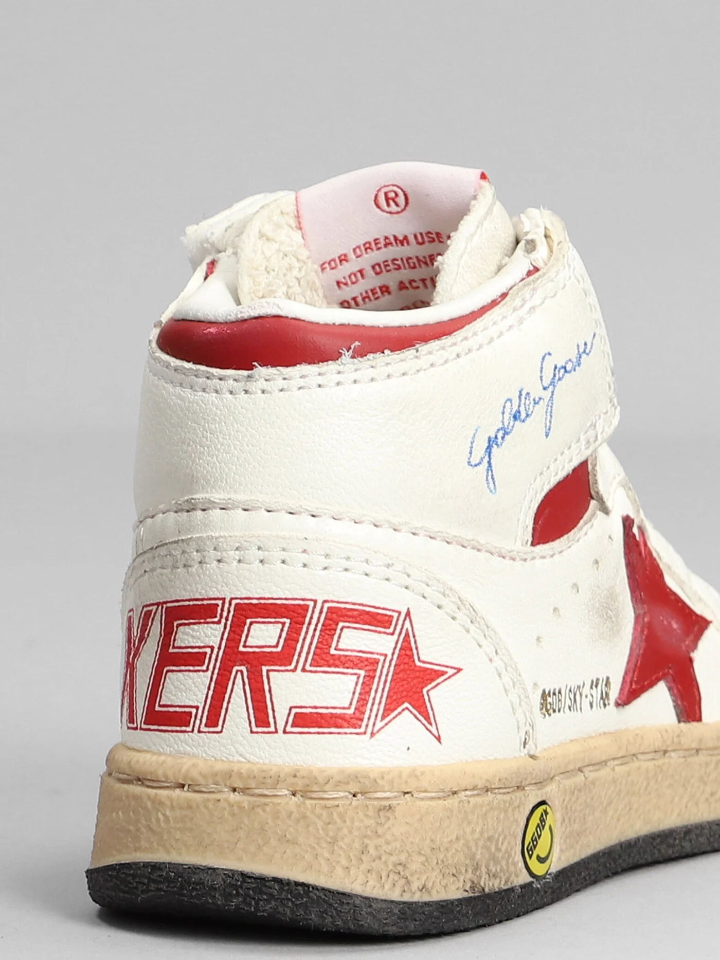 Sky Star Sneakers in white leather - Image 5
