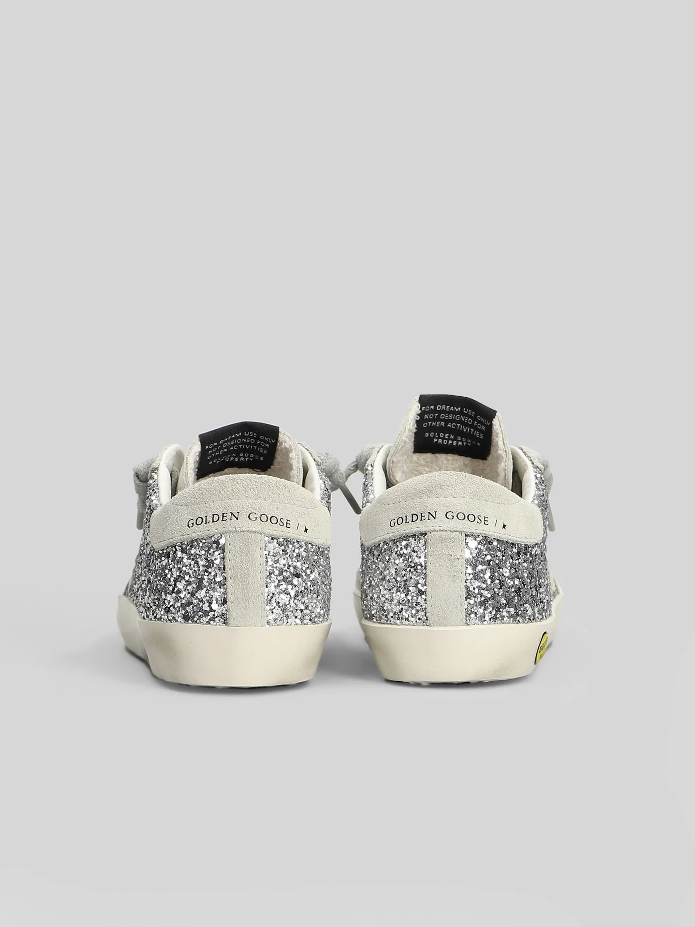 Superstar Sneakers in silver glitter - Image 4