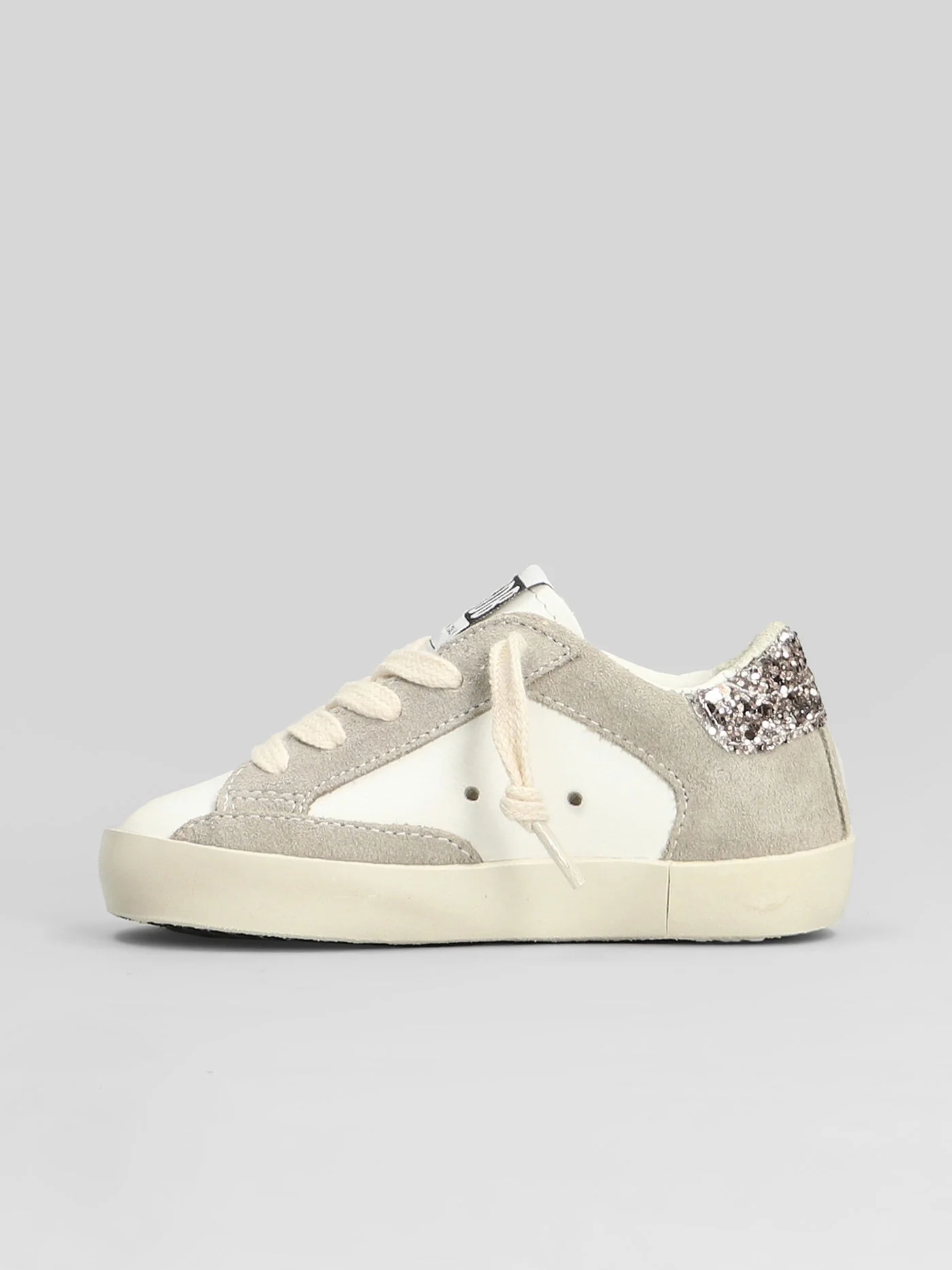 Superstar Sneakers in white suede and leather - Image 3