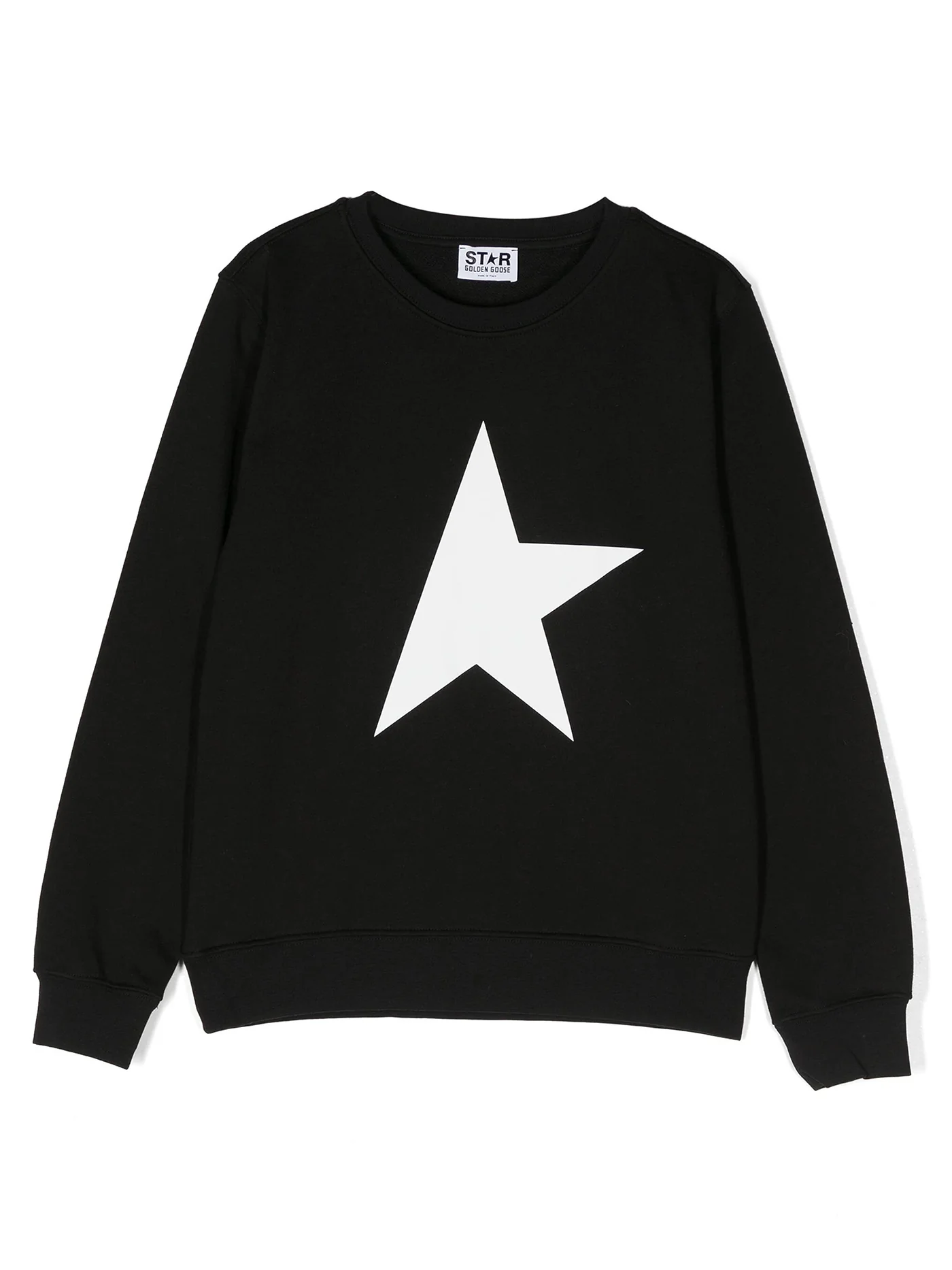 Sweatshirt in black cotton