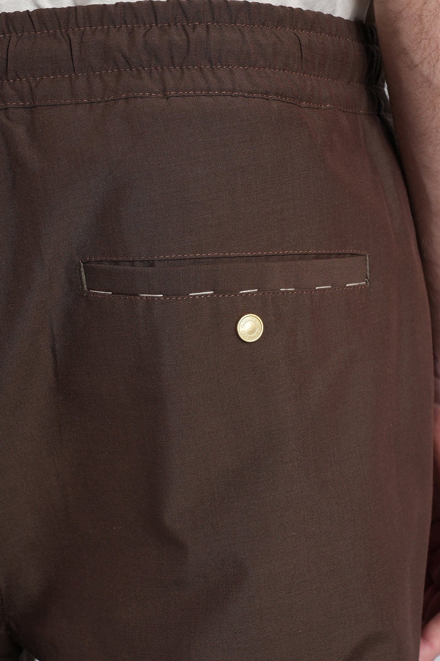 Ali Pants in brown wool - Image 5