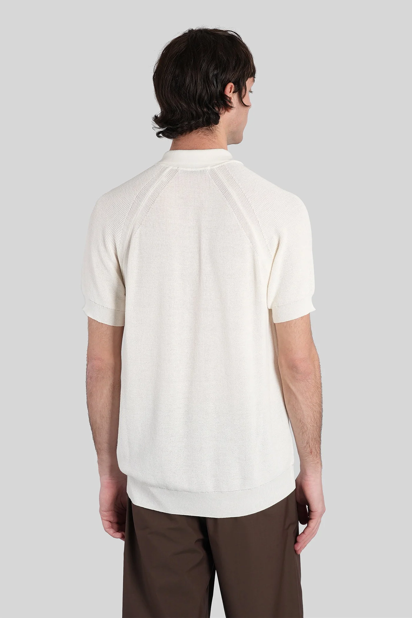 Polo costa 12 Polo in beige cotton - Image 3