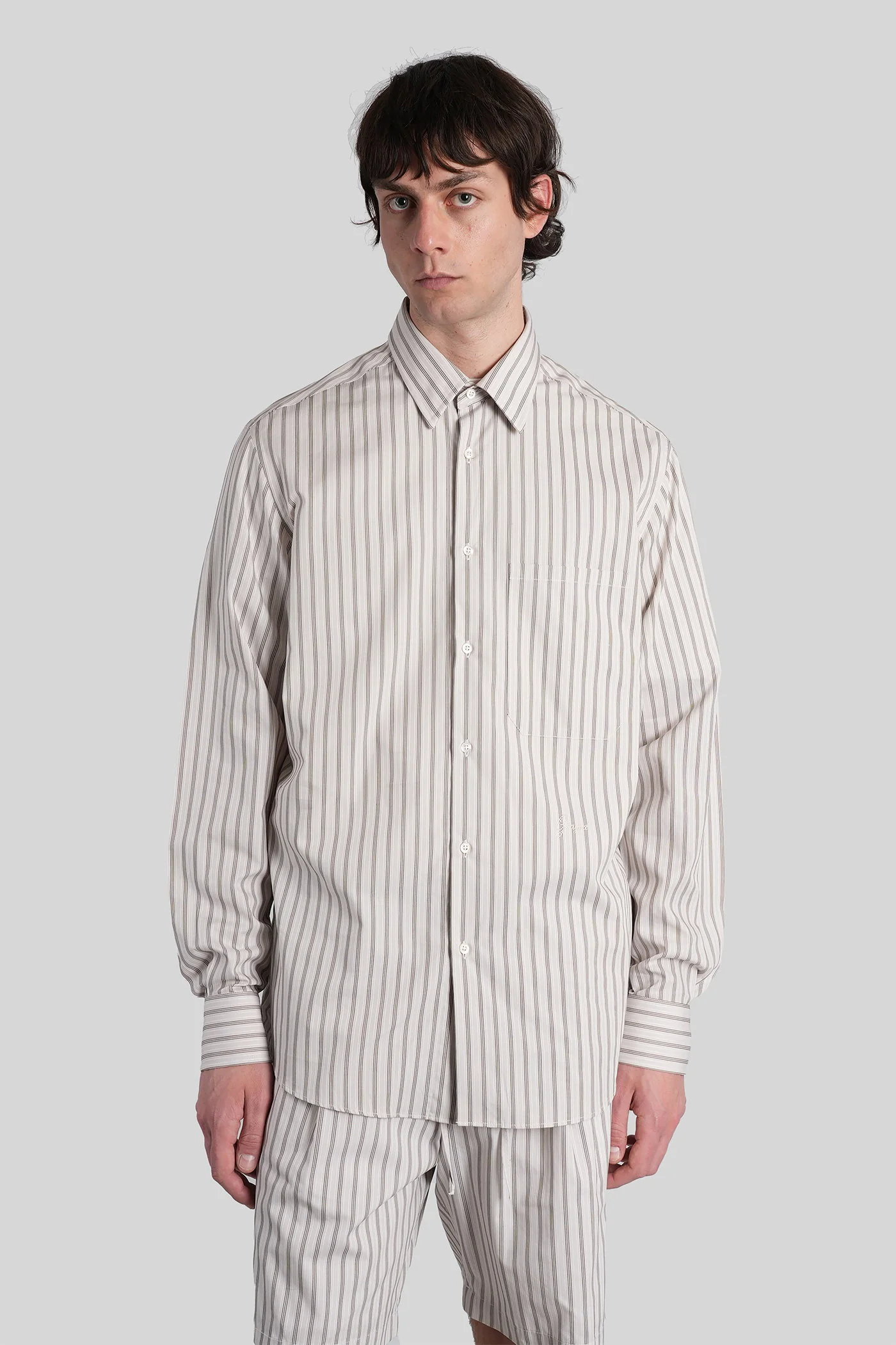 Ralph Shirt in beige cotton